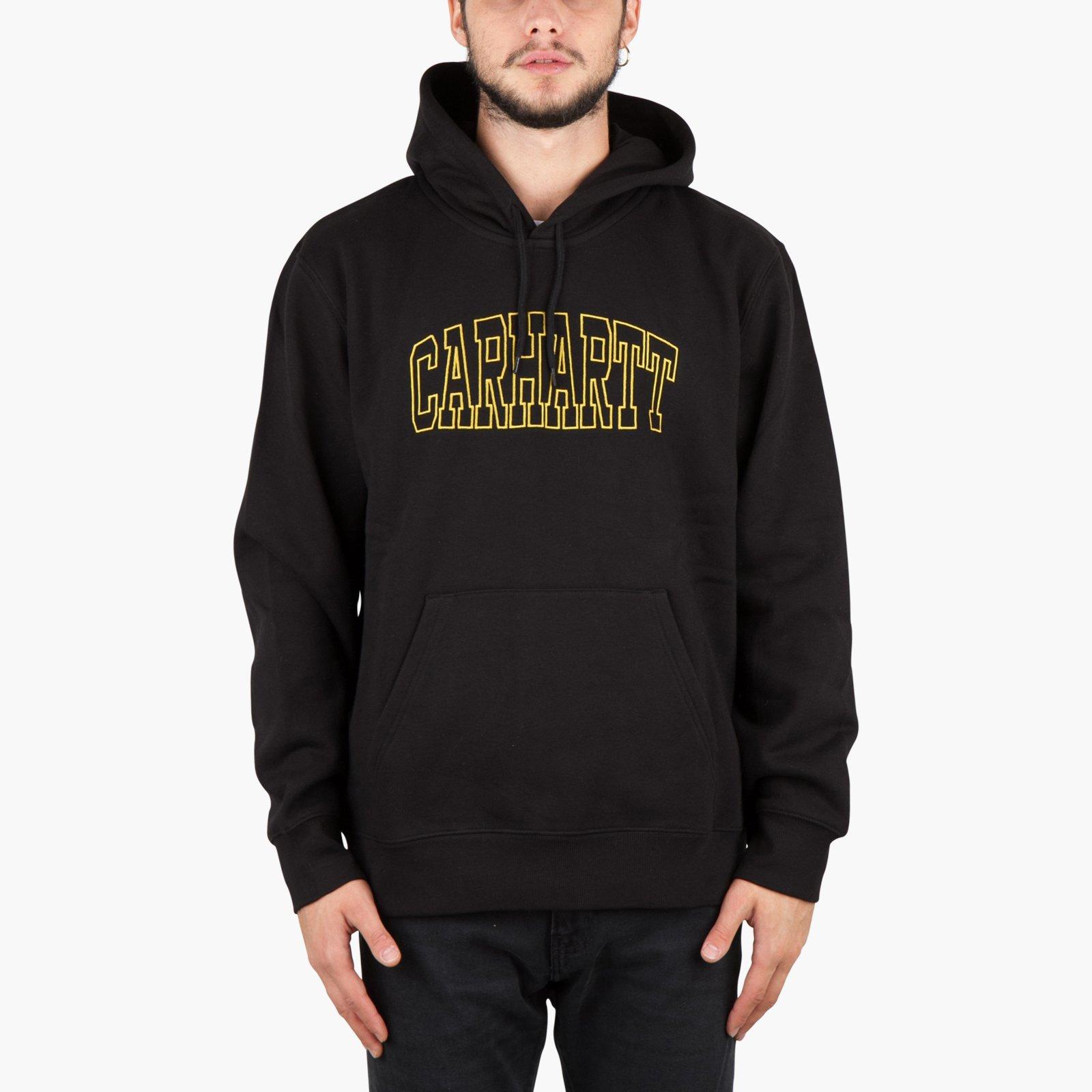 Carhartt Cotton Wip Hooded Theory Embroidery Sweat in Black for Men - Lyst