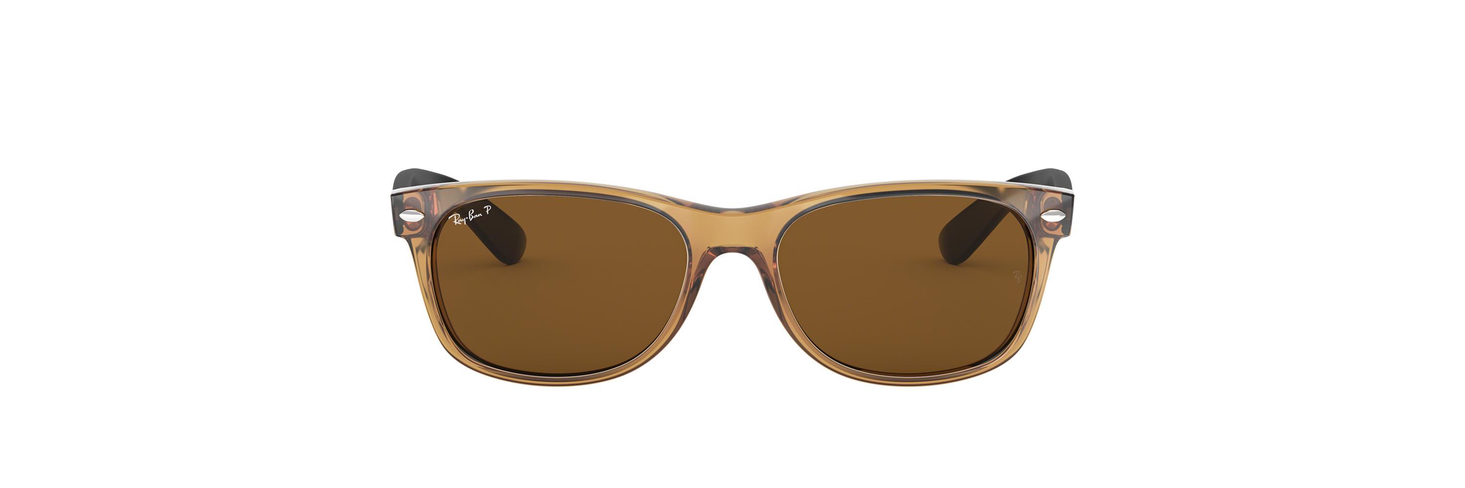 Ray-Ban Rb2132 New Wayfarer Bicolor In Brown For Men - Lyst