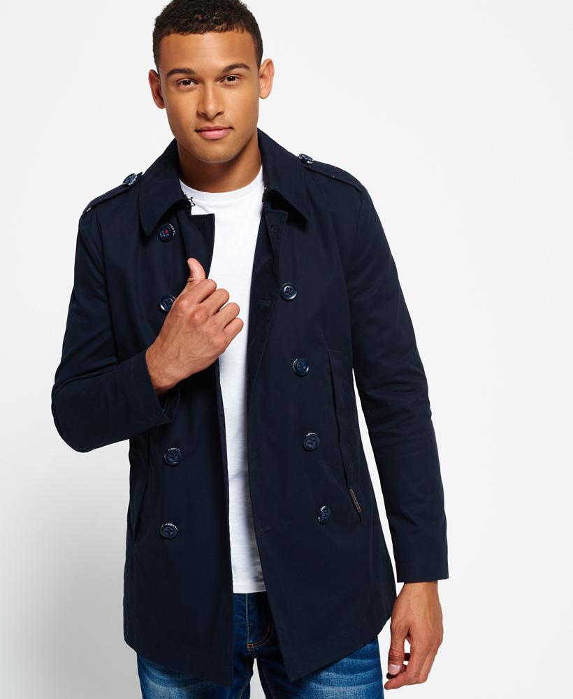 Lyst - Superdry Rogue Mac Jacket in Blue for Men