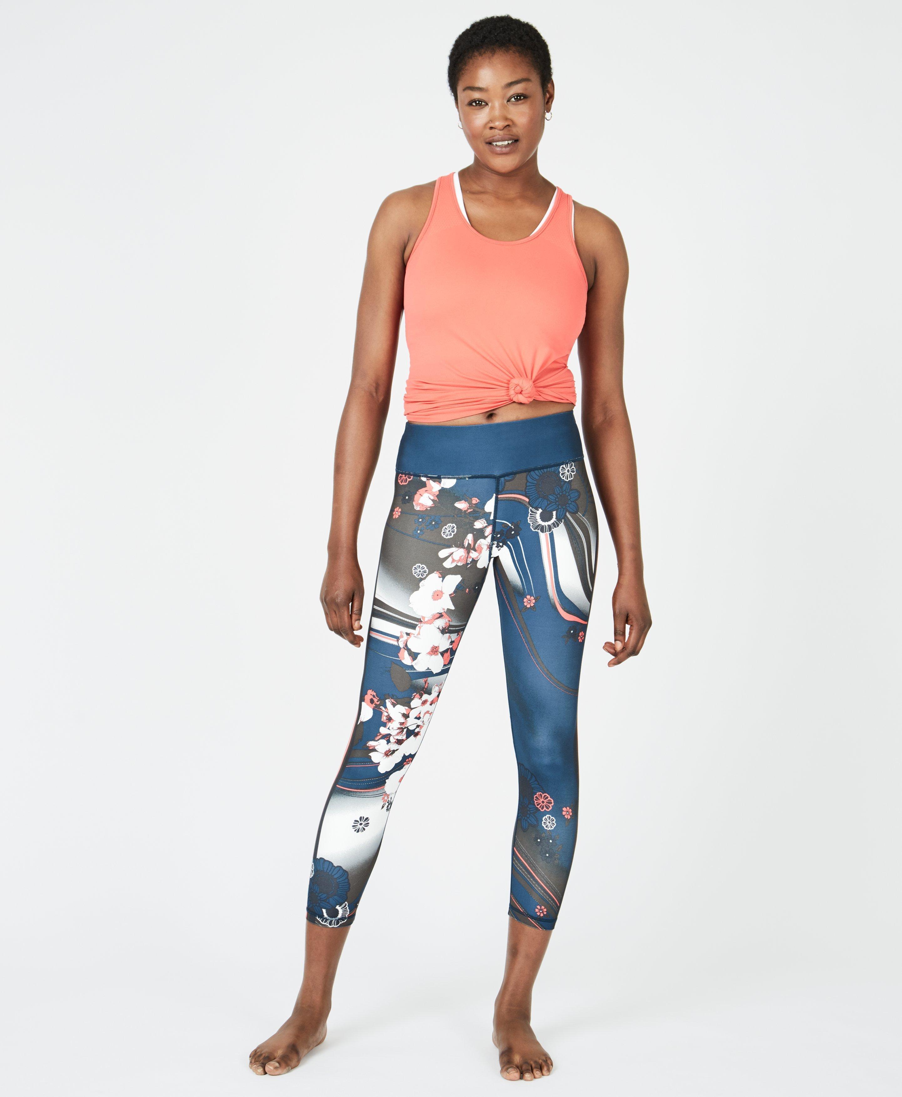 sweaty betty blue tie dye leggings