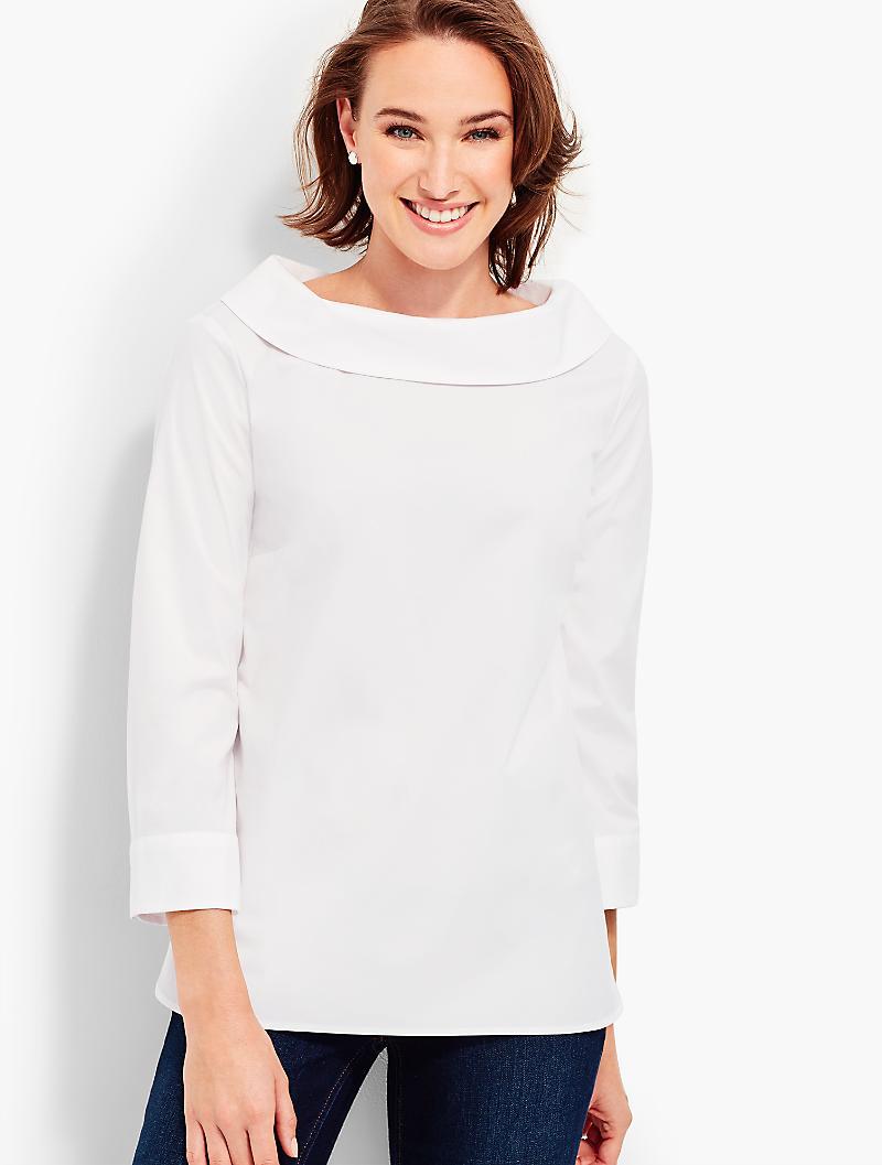 white shirt with collar women