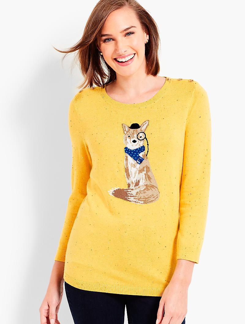 talbots yellow sweaters