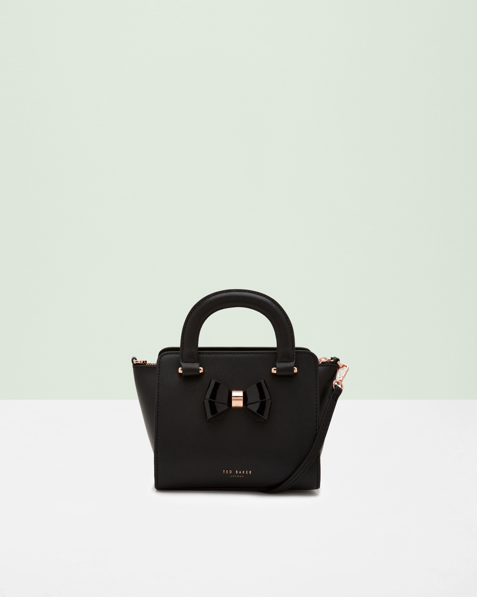 ted baker avah crosshatch mini tote bag