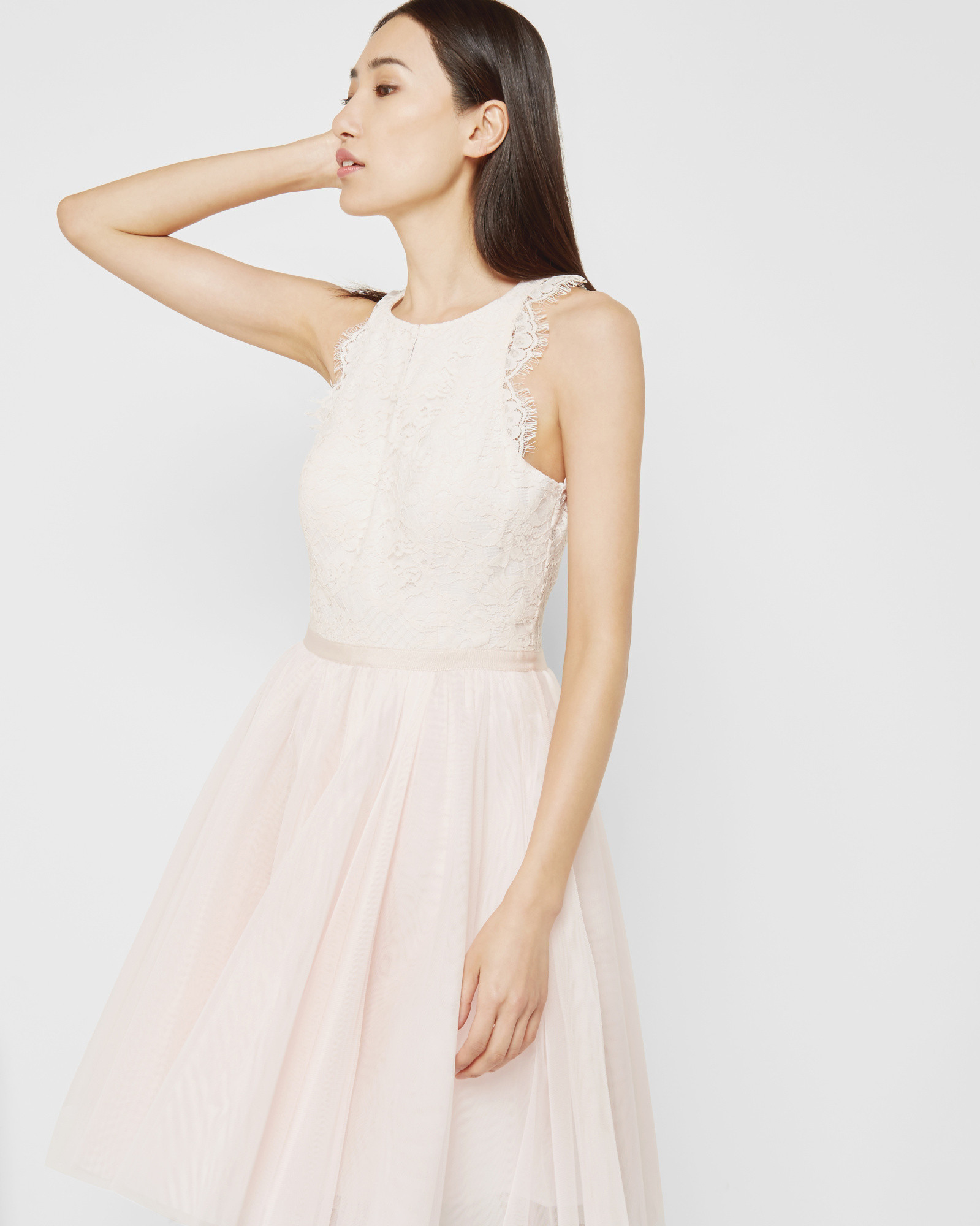 Pink Open Back Dresses