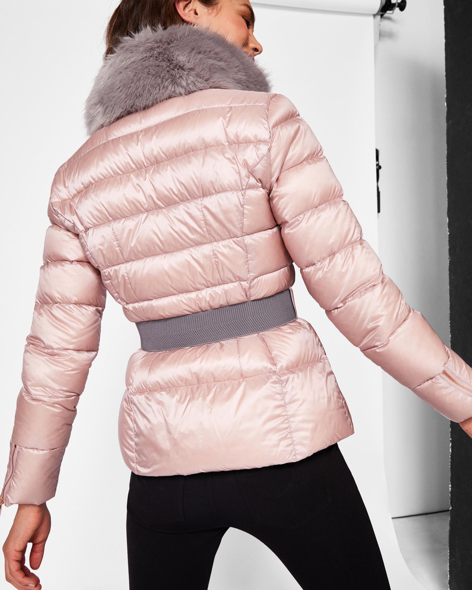Lyst Ted Baker Yelta Quilted Down Jacket in Pink