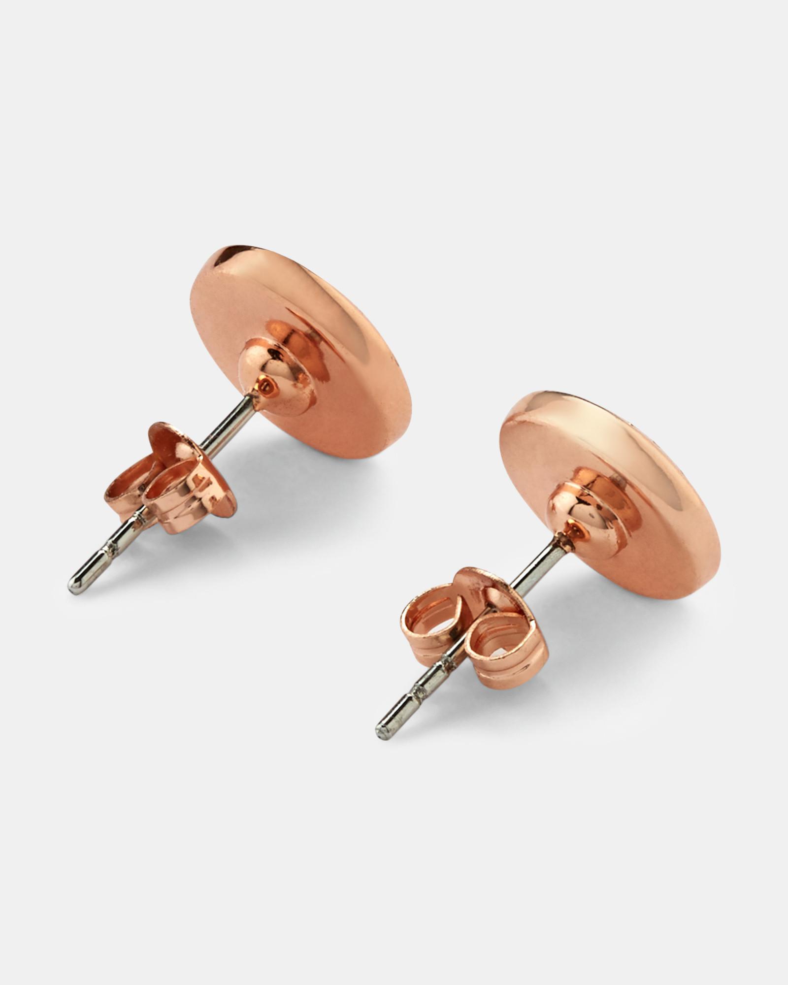 Ted Baker Enamel Button Stud Earrings - Save 46% - Lyst