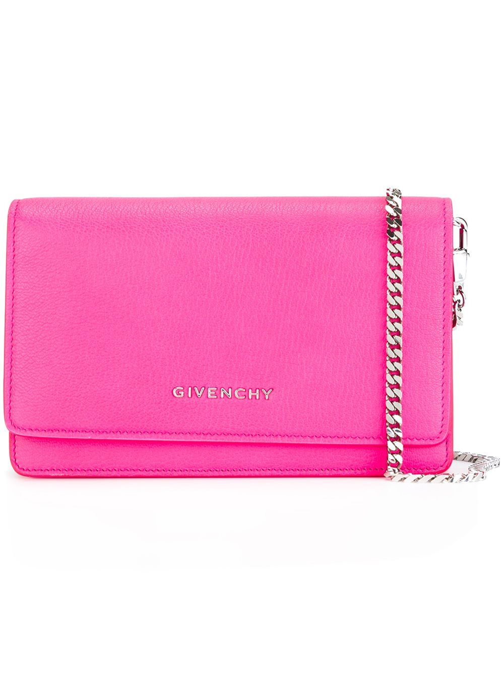 Lyst - Givenchy Pandora Chain Wallet Clutch in Pink