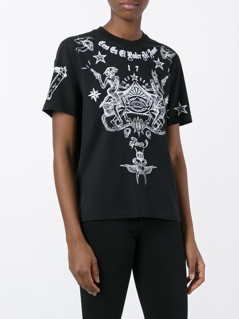 tattoo print t shirt