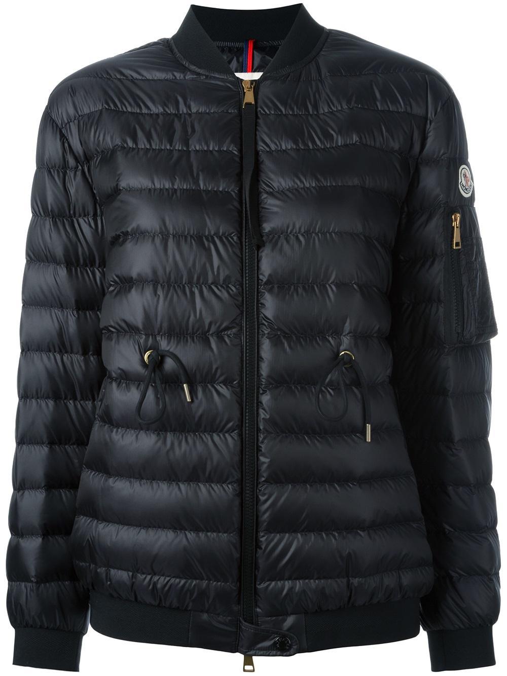moncler black down gaufre jacket moncler black down gaufre jacket