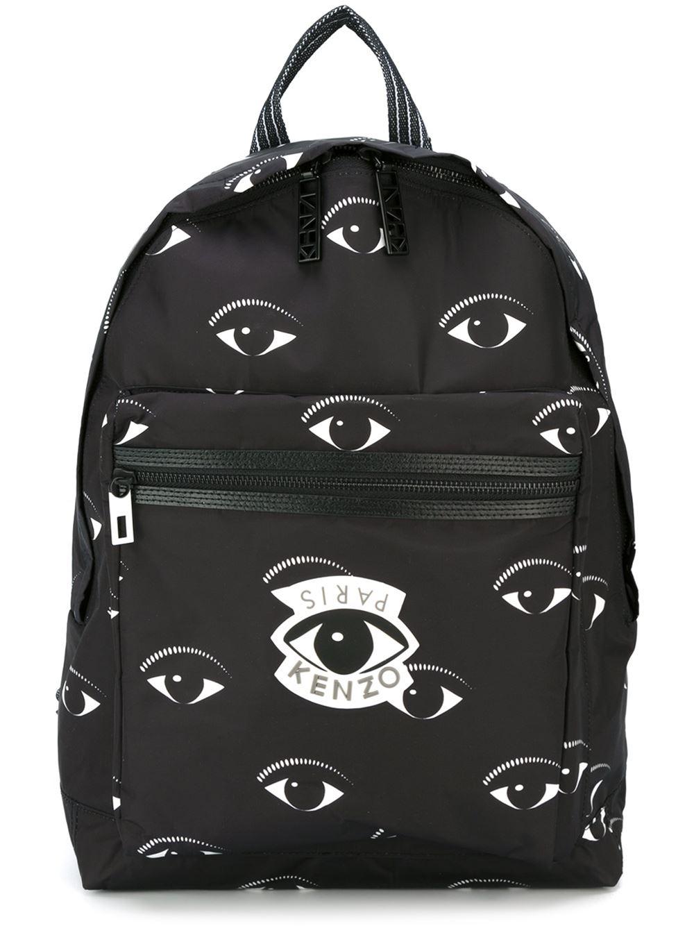 Lyst - KENZO Multi Eye Backpack in Black for Men