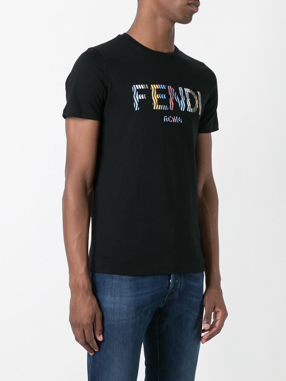 fendi roma men's t shirt