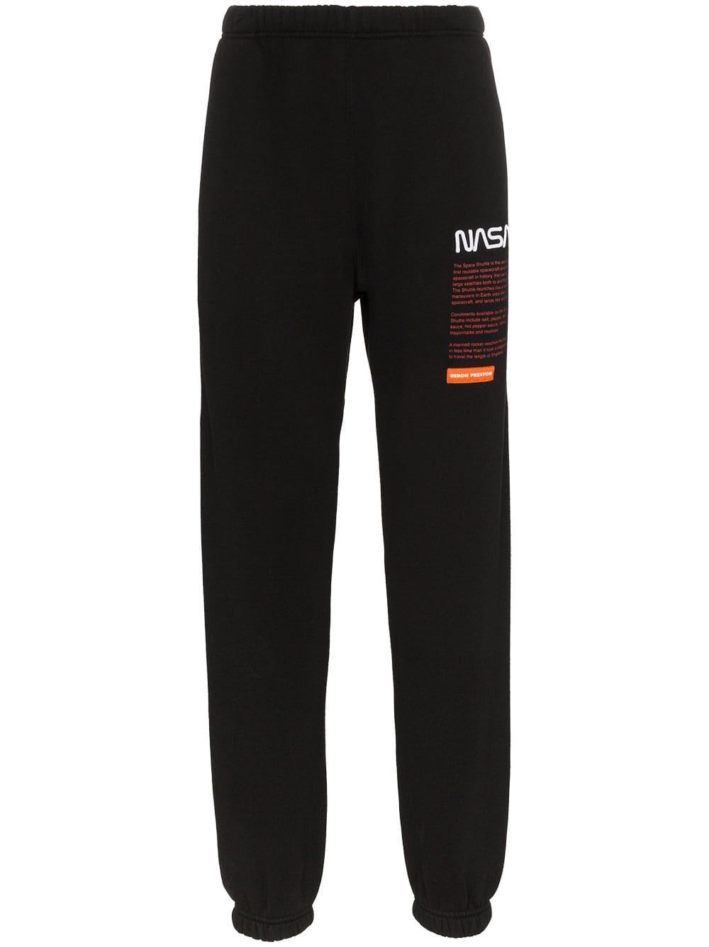 Heron Preston Cotton Nasa Slim Sweatpants Facts in Black for Men - Lyst