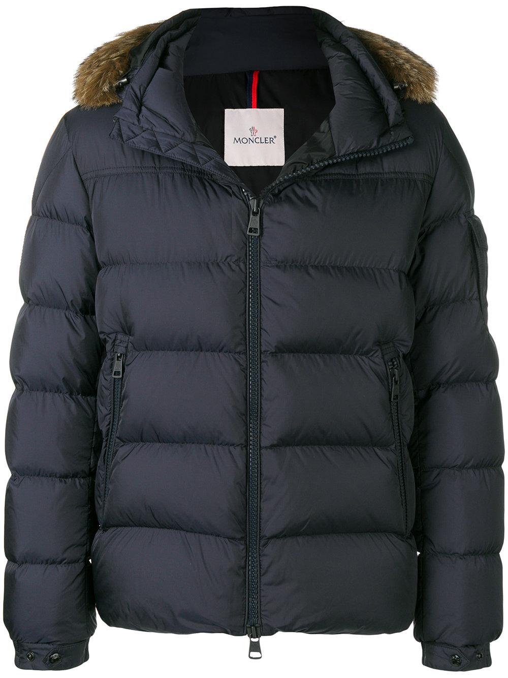 Lyst - Moncler Marque Winter Jacket in Blue for Men