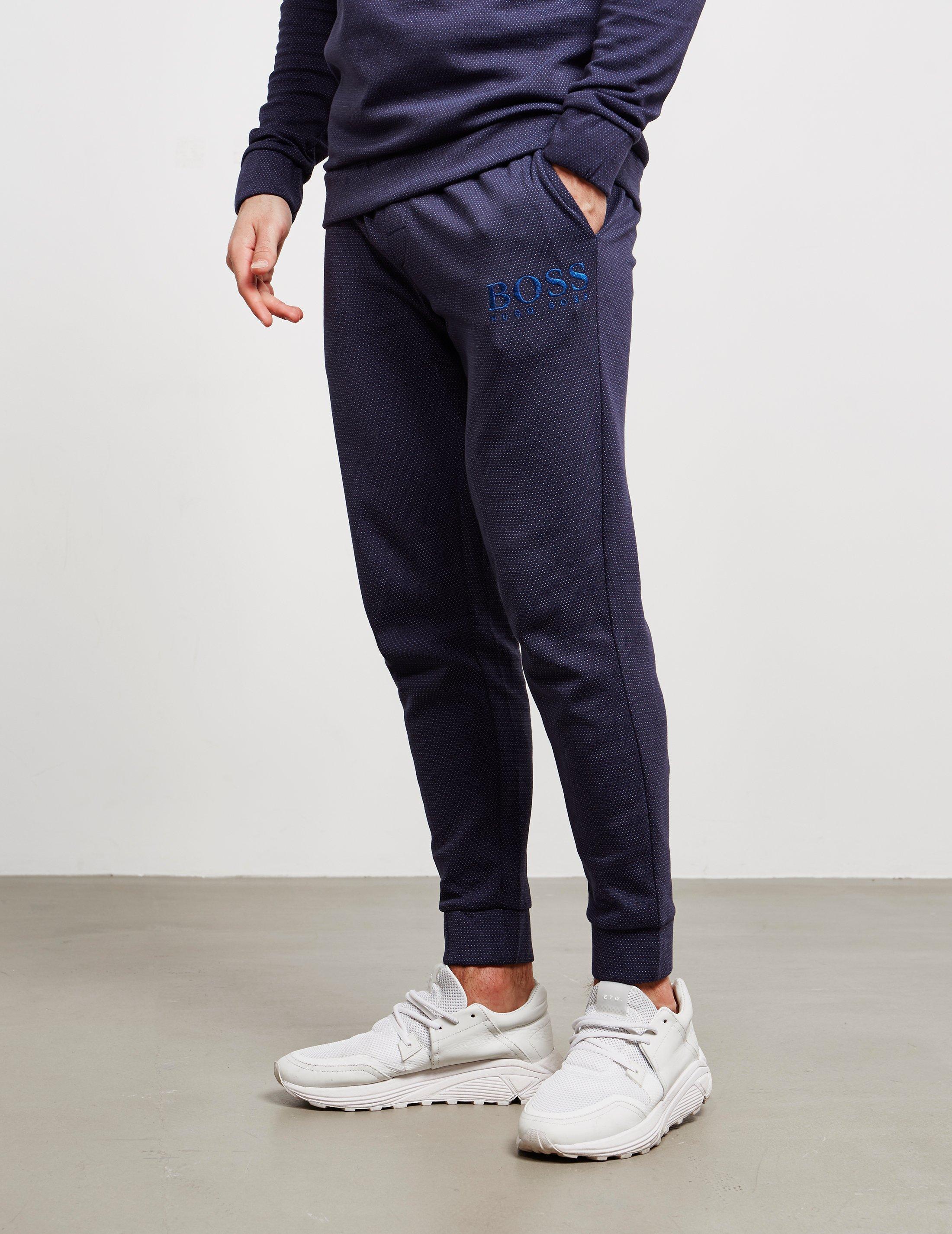 Lyst - BOSS Dot Cuffed Track Pants Navy Blue in Blue for Men