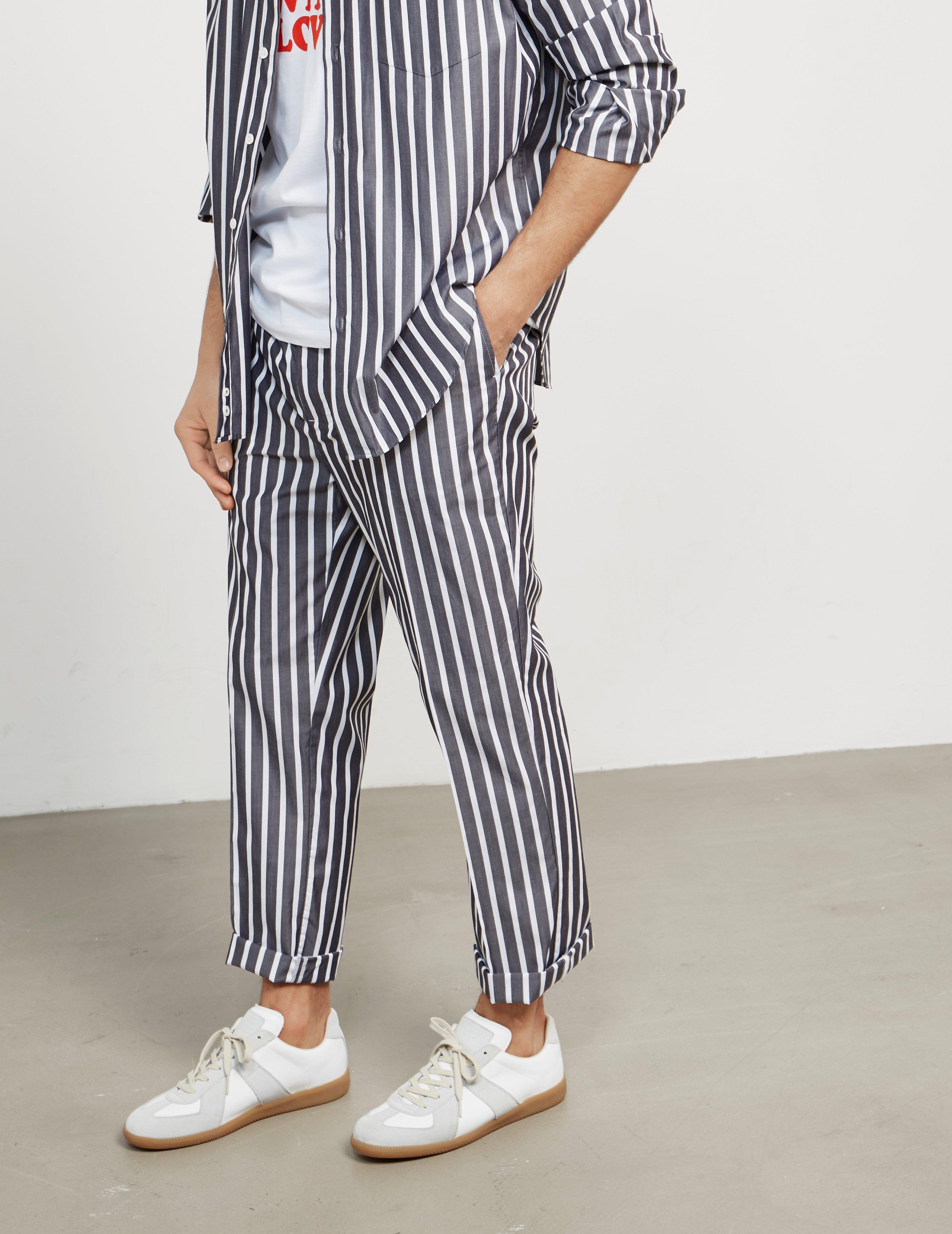 mens trousers with stripe