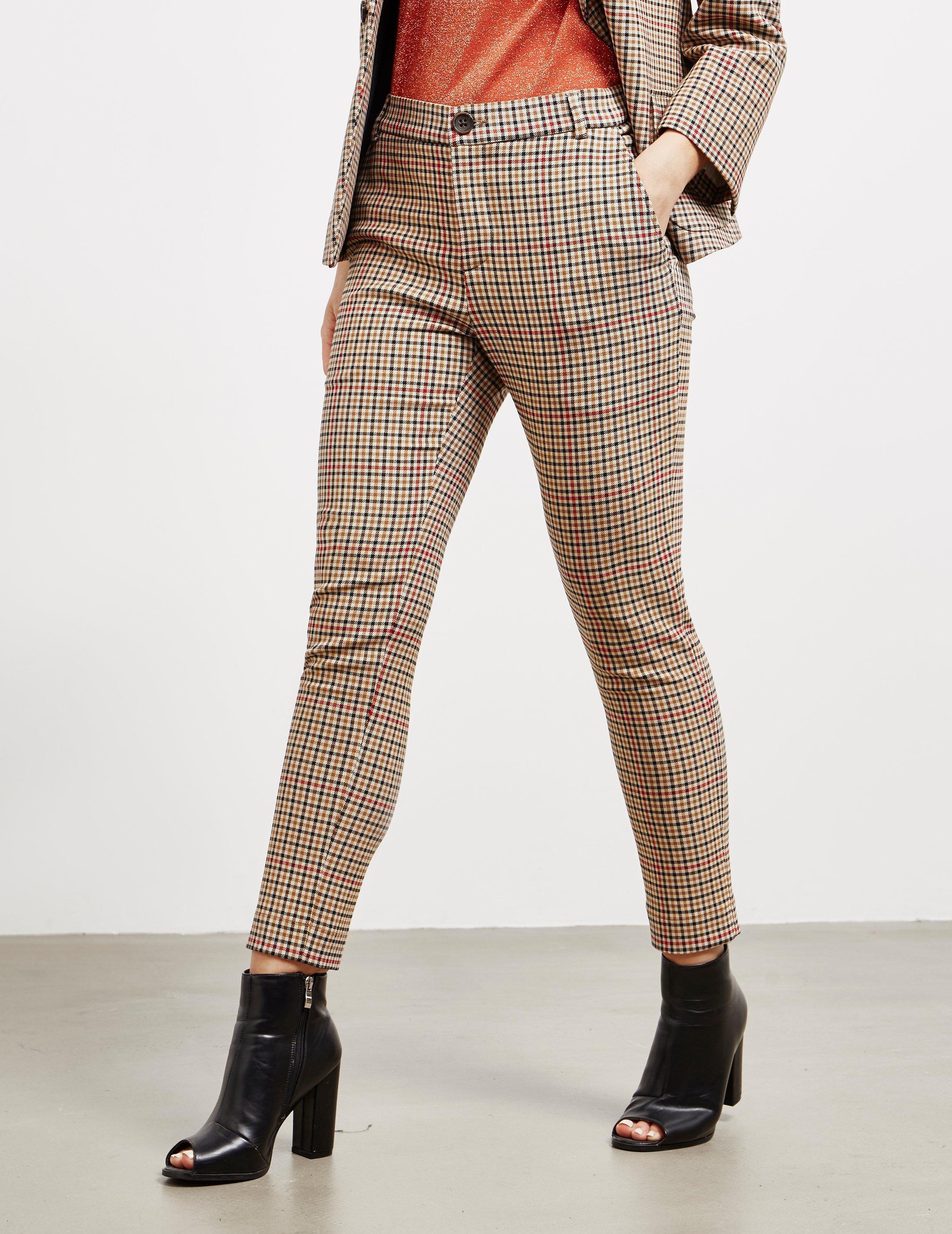 Vivienne Westwood Anglomania Check Trousers Brown in Brown - Lyst