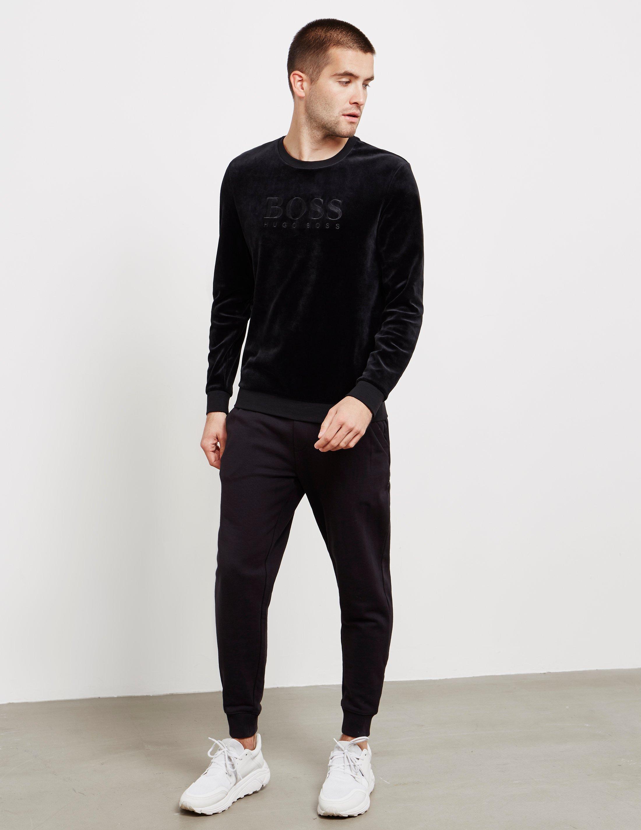 mens hugo boss velour tracksuit