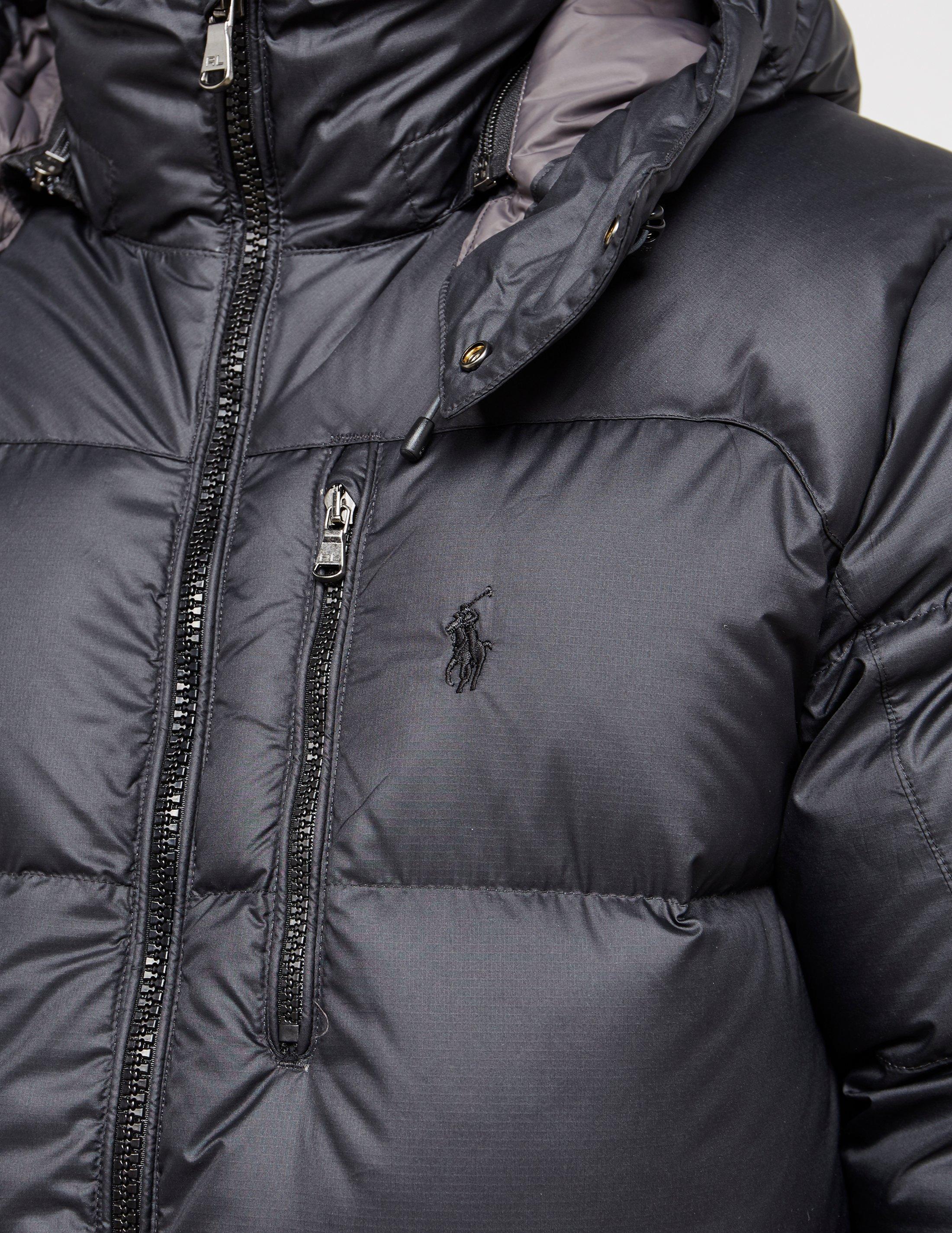 Polo Ralph Lauren Down Padded Jacket Black for Men - Lyst