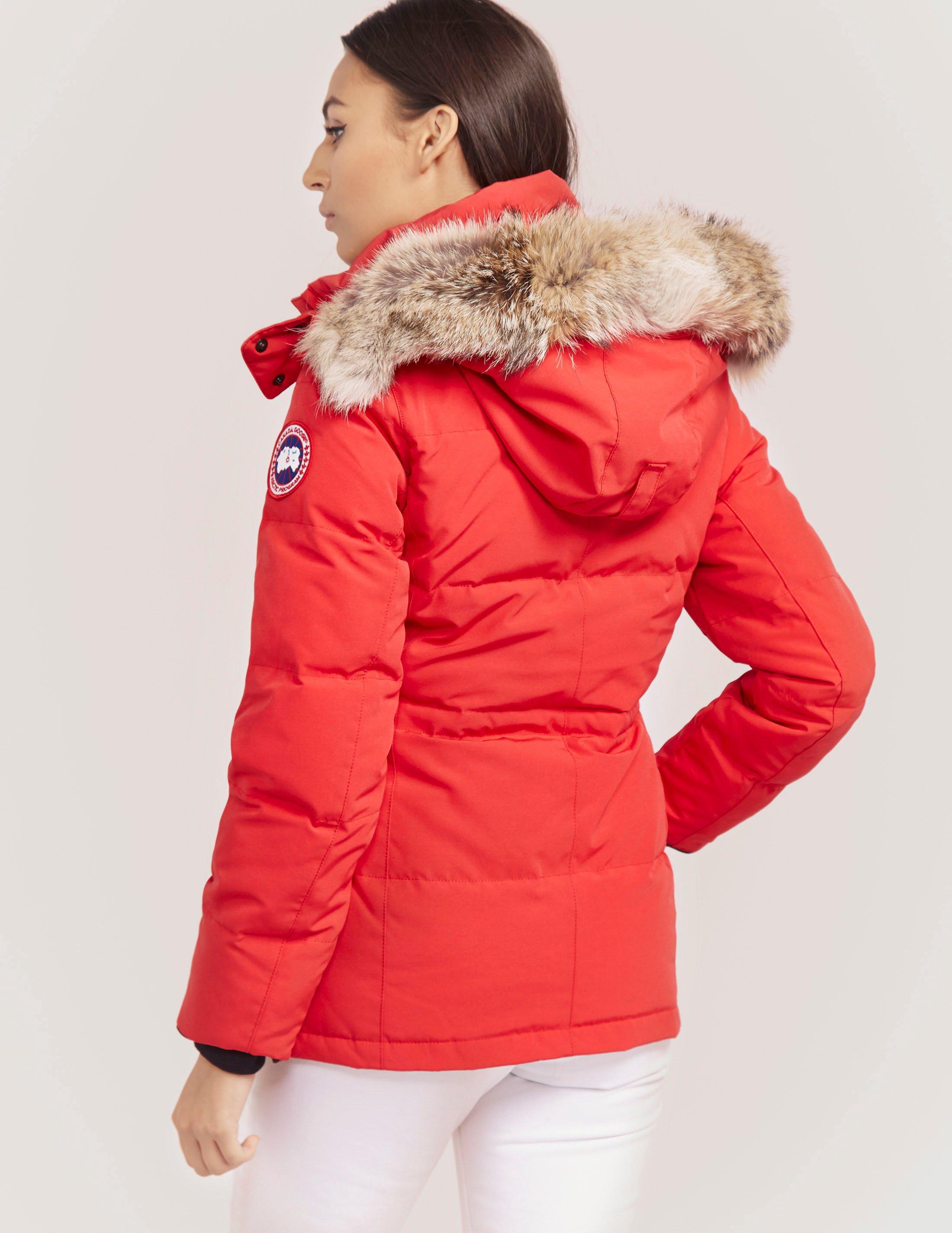 Lyst Canada Goose Chelsea Parka Jacket In Red