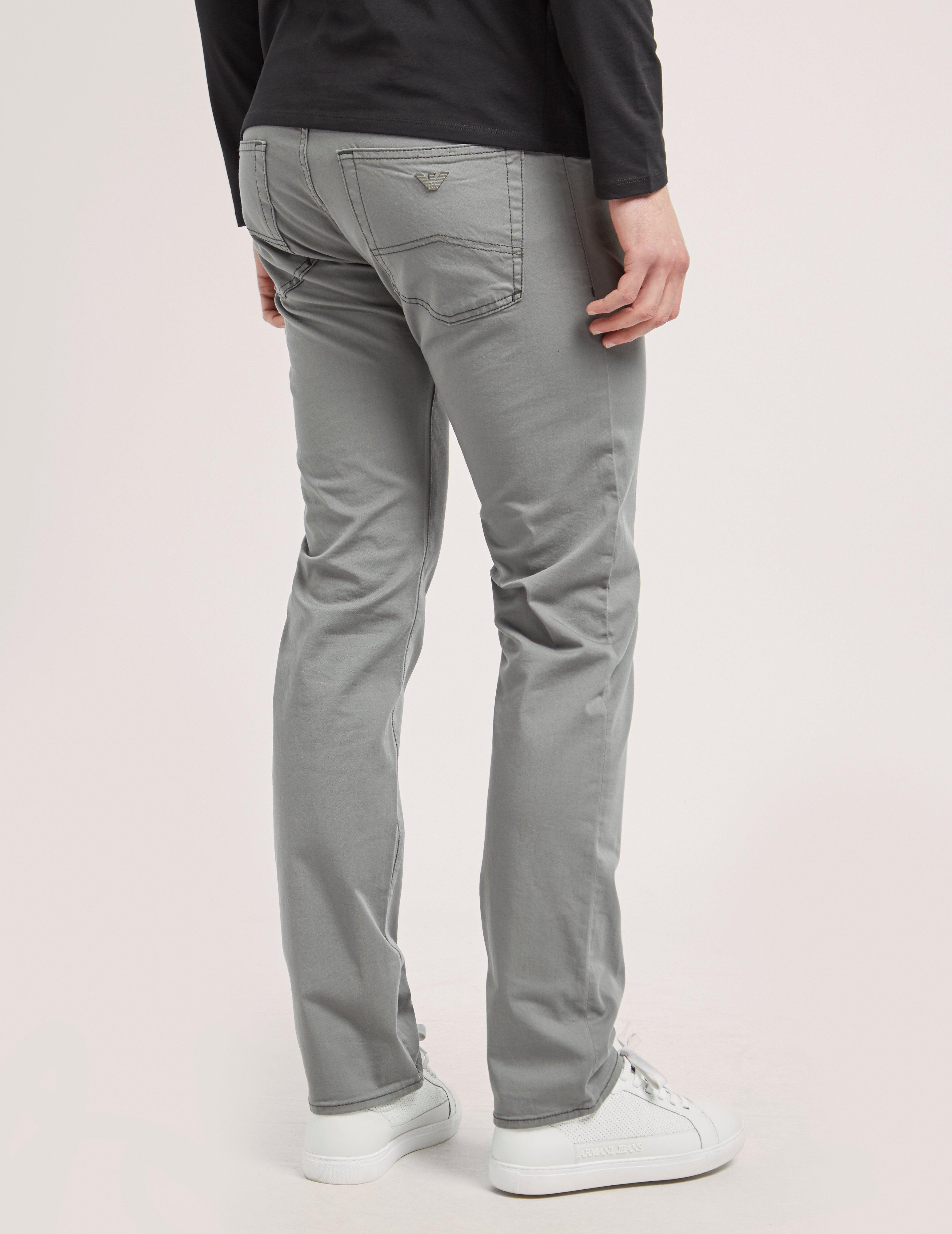 Lyst - Armani jeans J45 Bull Regular Jeans in Gray for Men