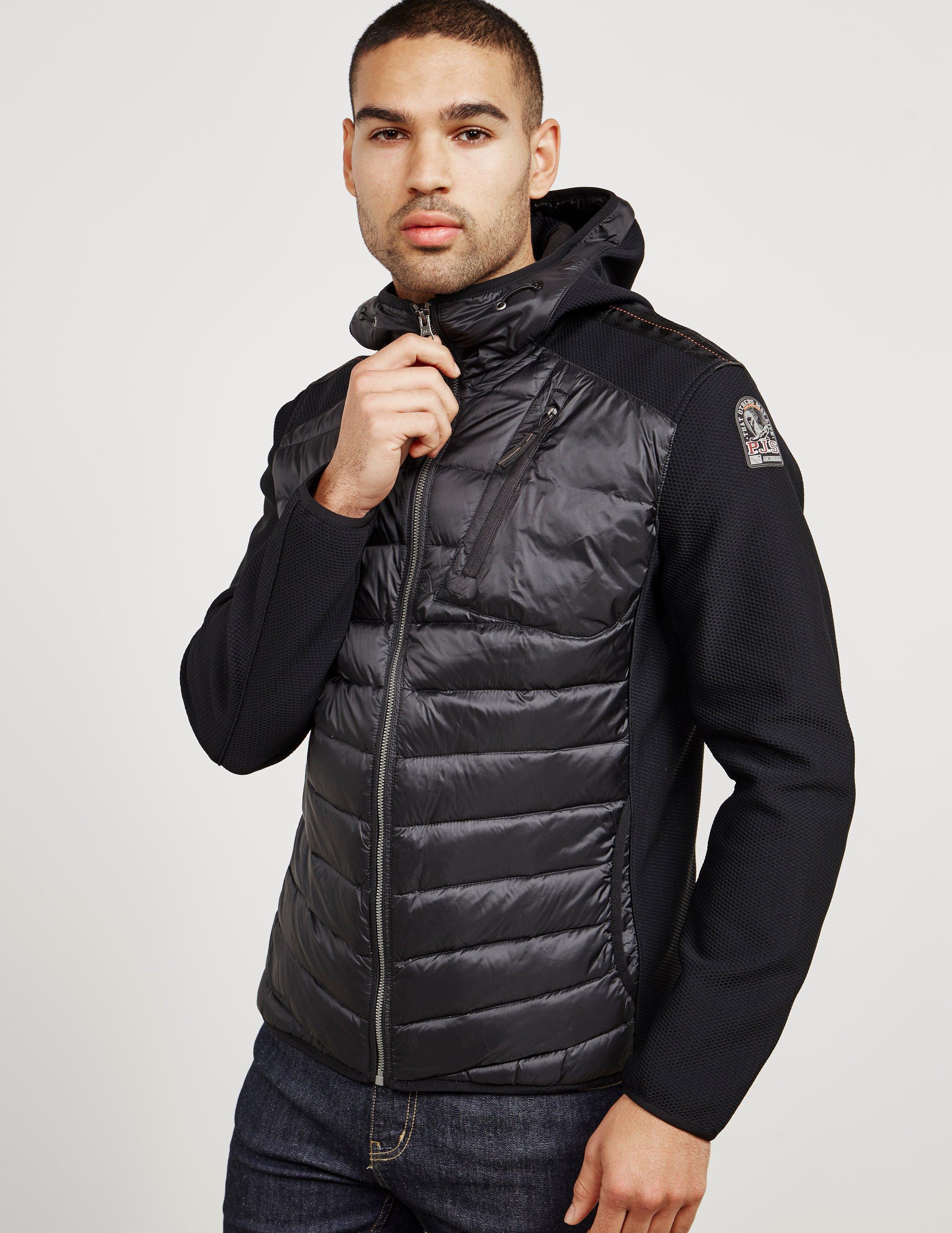 parajumpers nolan hooded jacket black parajumpers nolan hooded jacket black