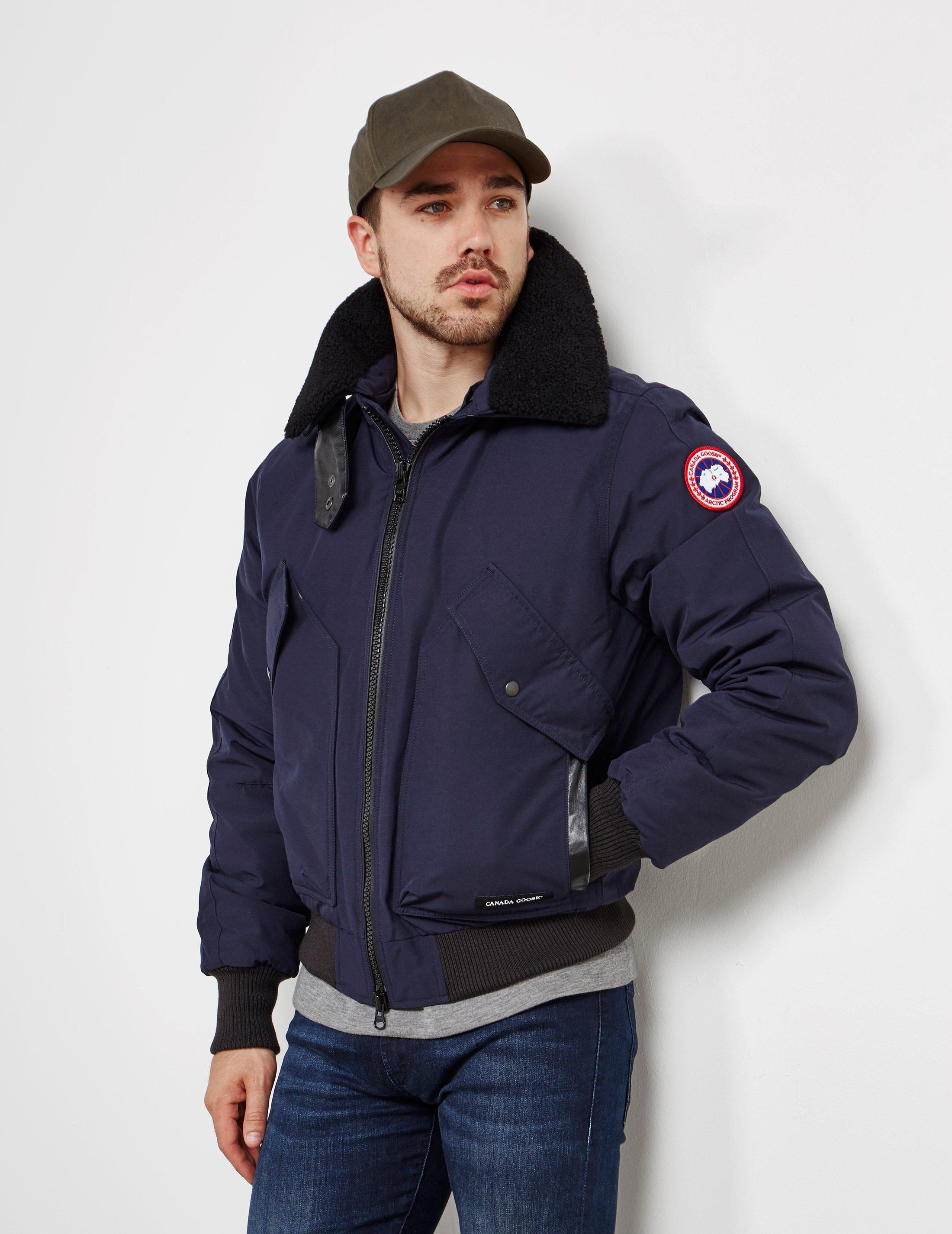 Lyst Canada Goose Mens Bromley Padded Bomber Jacket Online