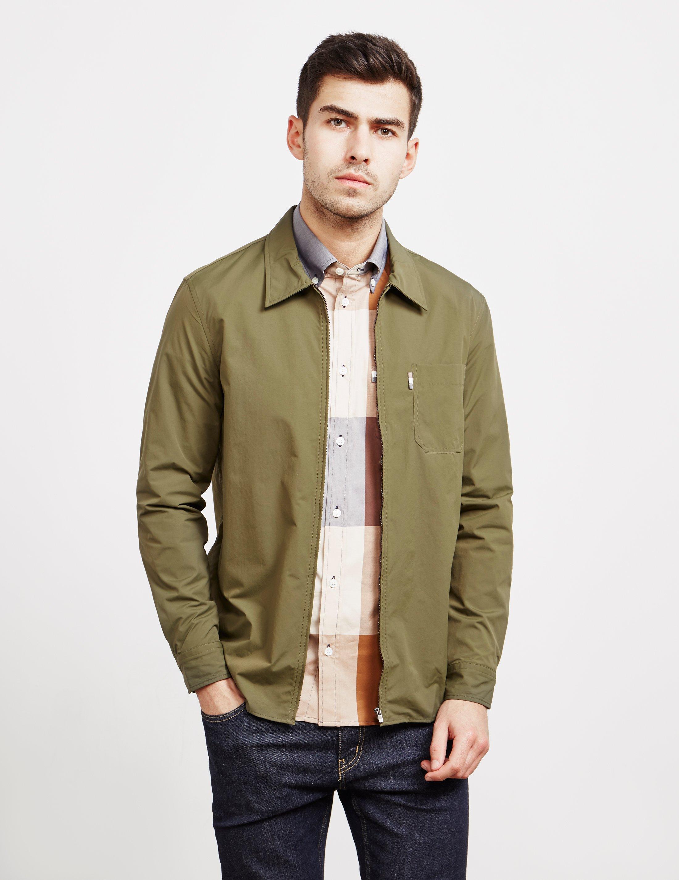 green overshirt men