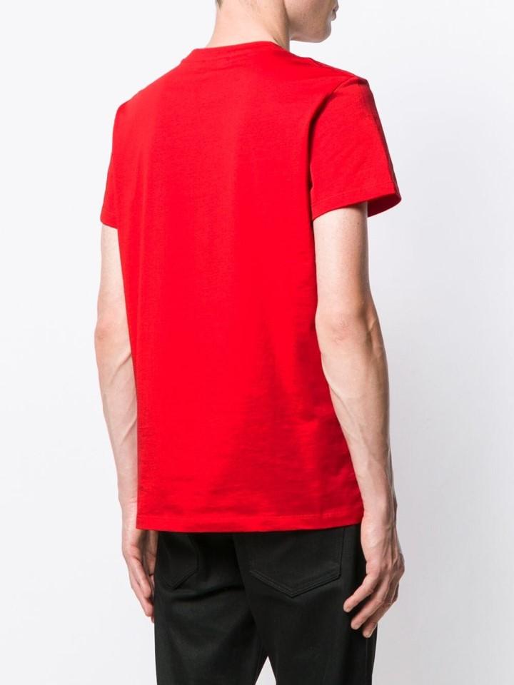 balmain red tshirt