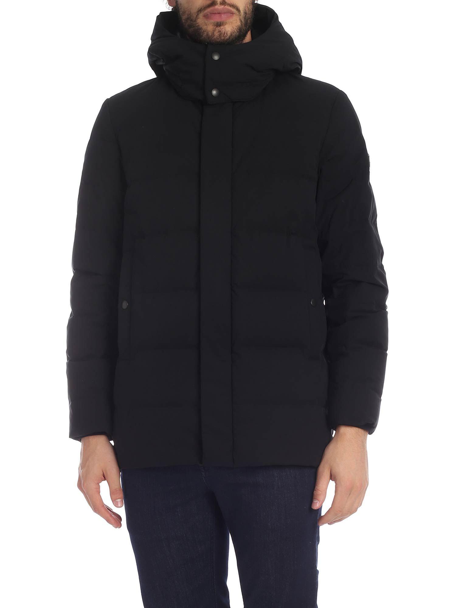 Woolrich Synthetic Sierra Down Jacket In Black for Men - Lyst