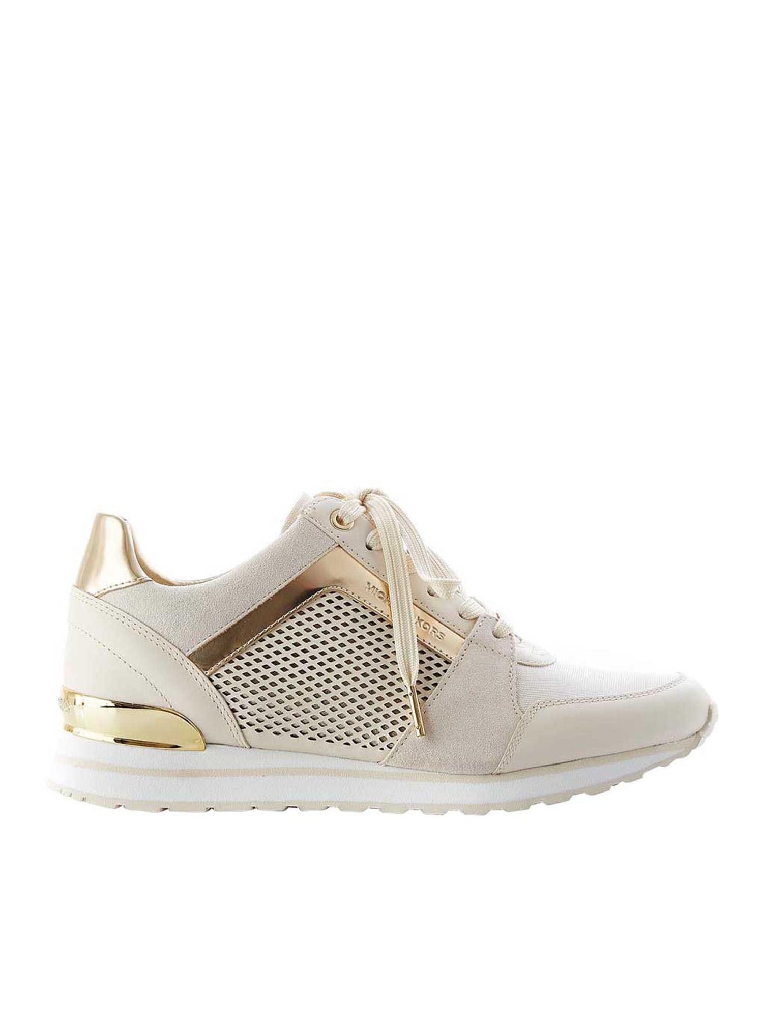 michael kors billie leather trainer