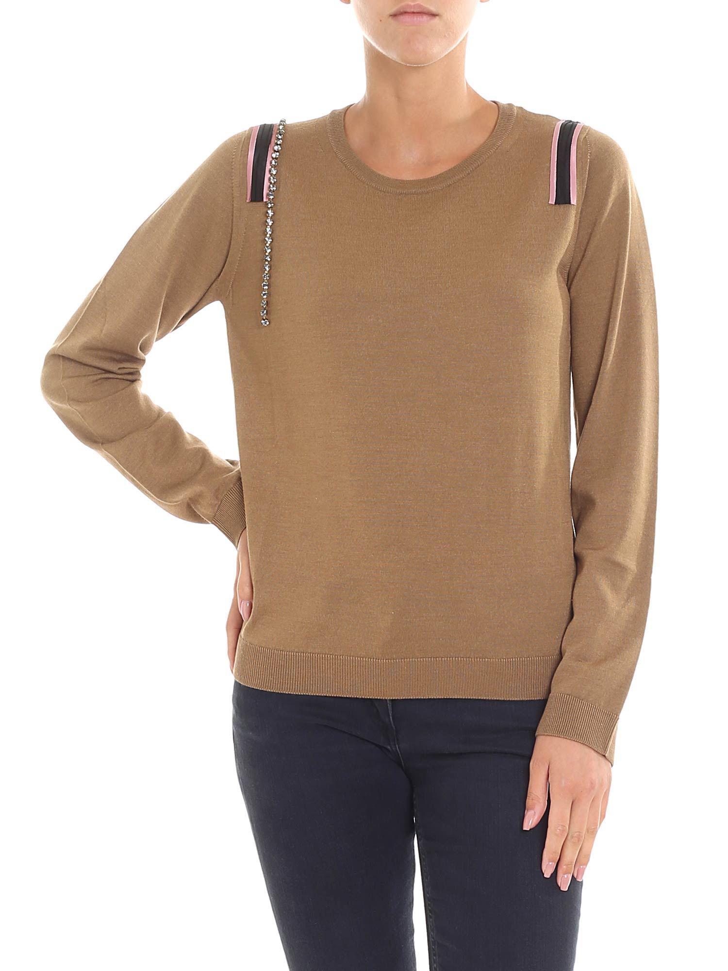 womens camel color sweater
