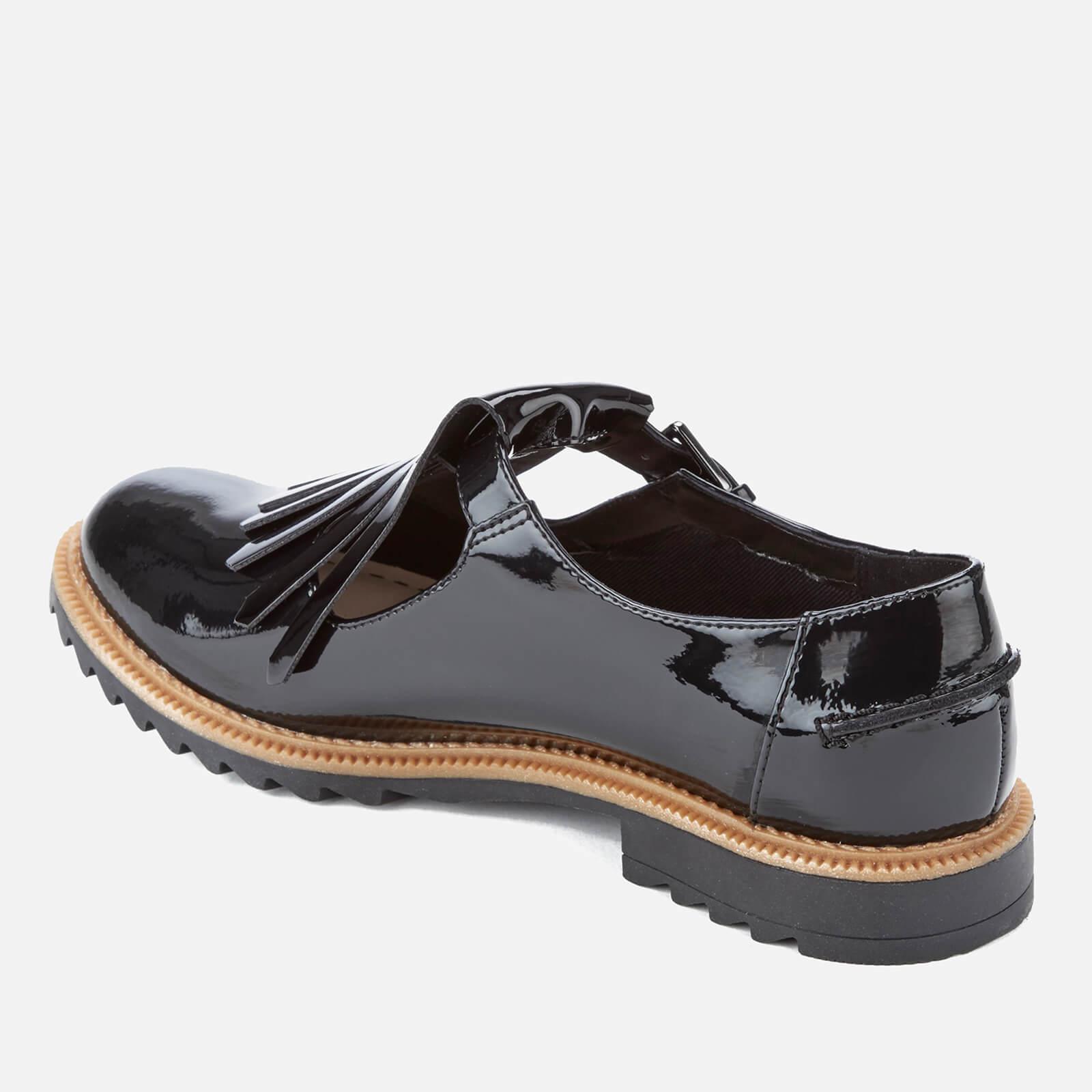 clarks griffin mia black leather