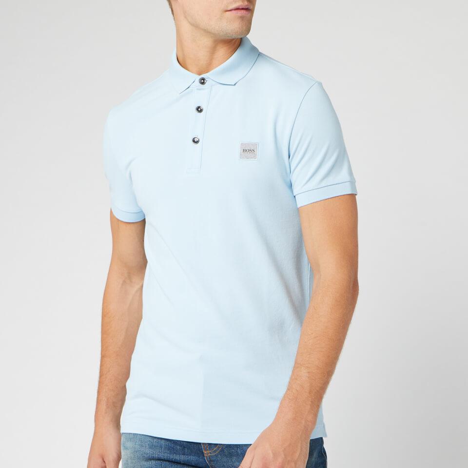 blue boss polo