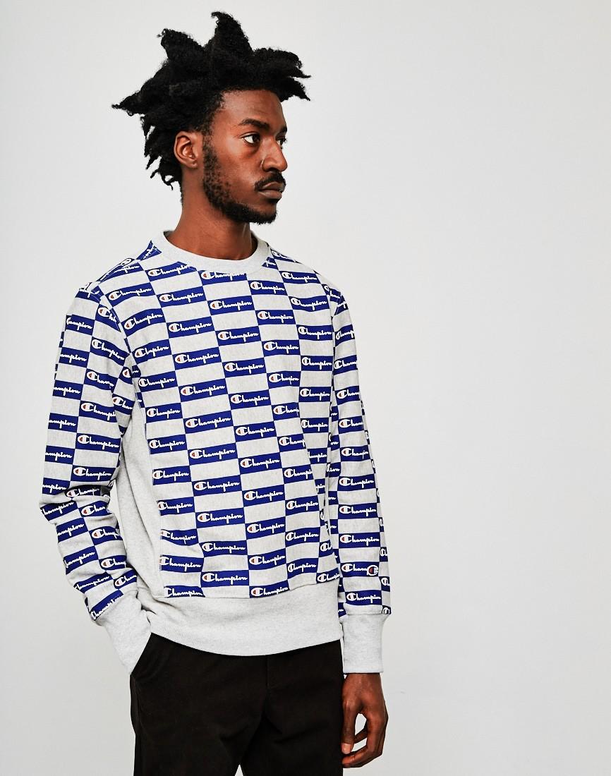 Lyst - Champion Reverse Weave Sequence Logo Sweatshirt ...