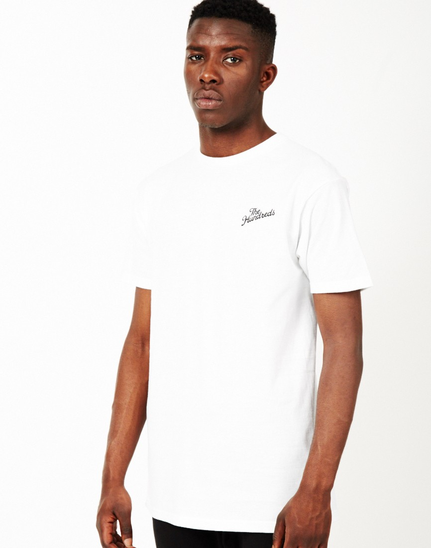 The hundreds Slant Crest T-shirt White in White for Men | Lyst