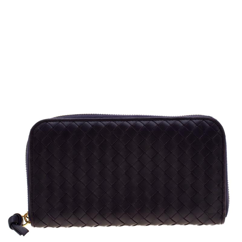 bottega veneta purple wallet