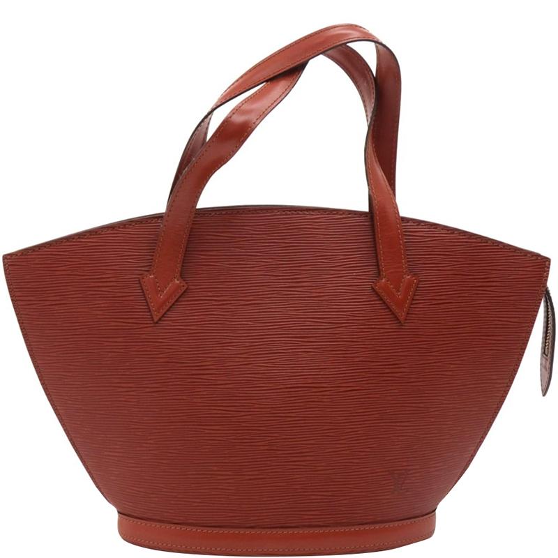 Lyst - Louis Vuitton Kenyan Fawn Epi Leather Saint Jacques Pm Bag in Brown
