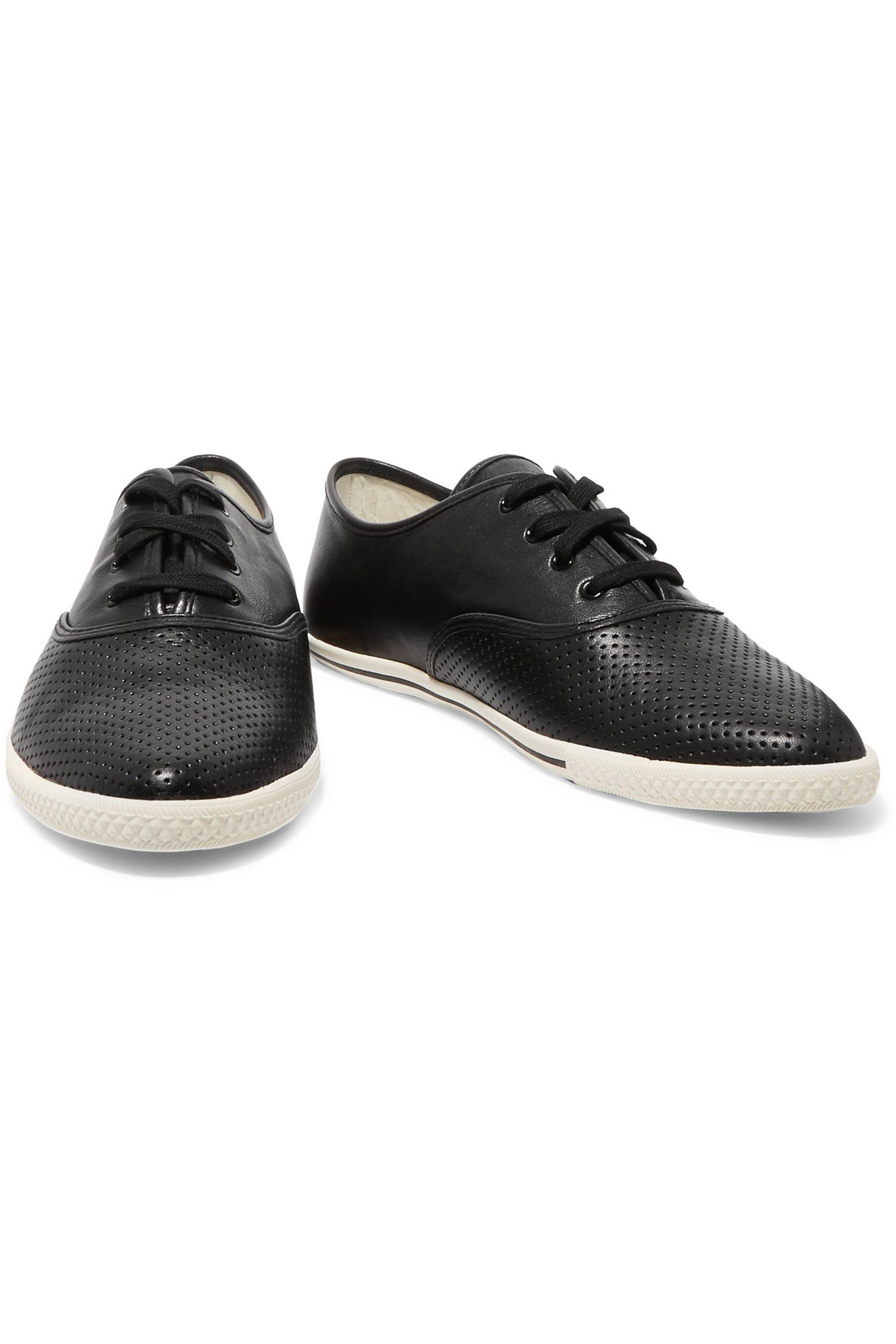 Lyst - Marc By Marc Jacobs Carter Perforated Leather Sneakers in Black Gallery