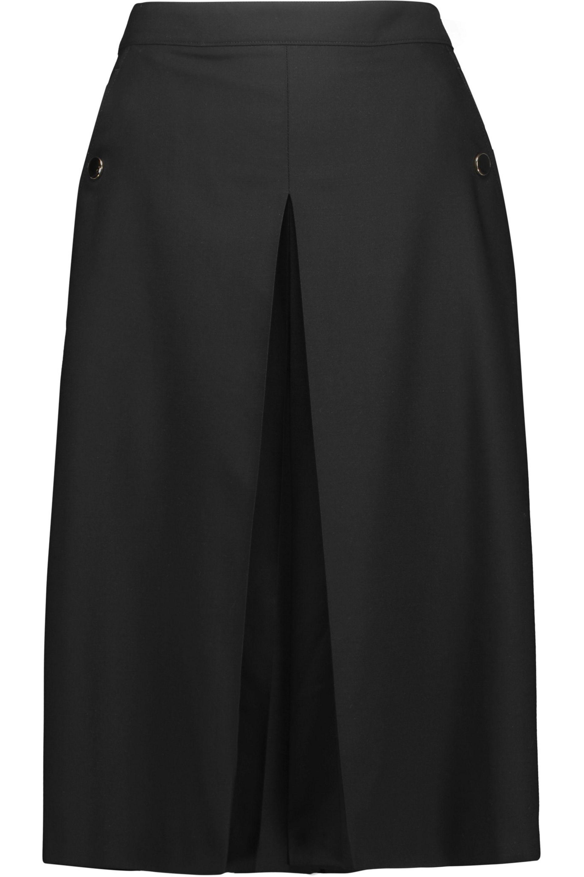 Lyst - Vanessa Seward Billy Pleated Wool-blend Culottes in Black Vanessa Seward. Women's Black Billy Pleated Wool-blend Culottes