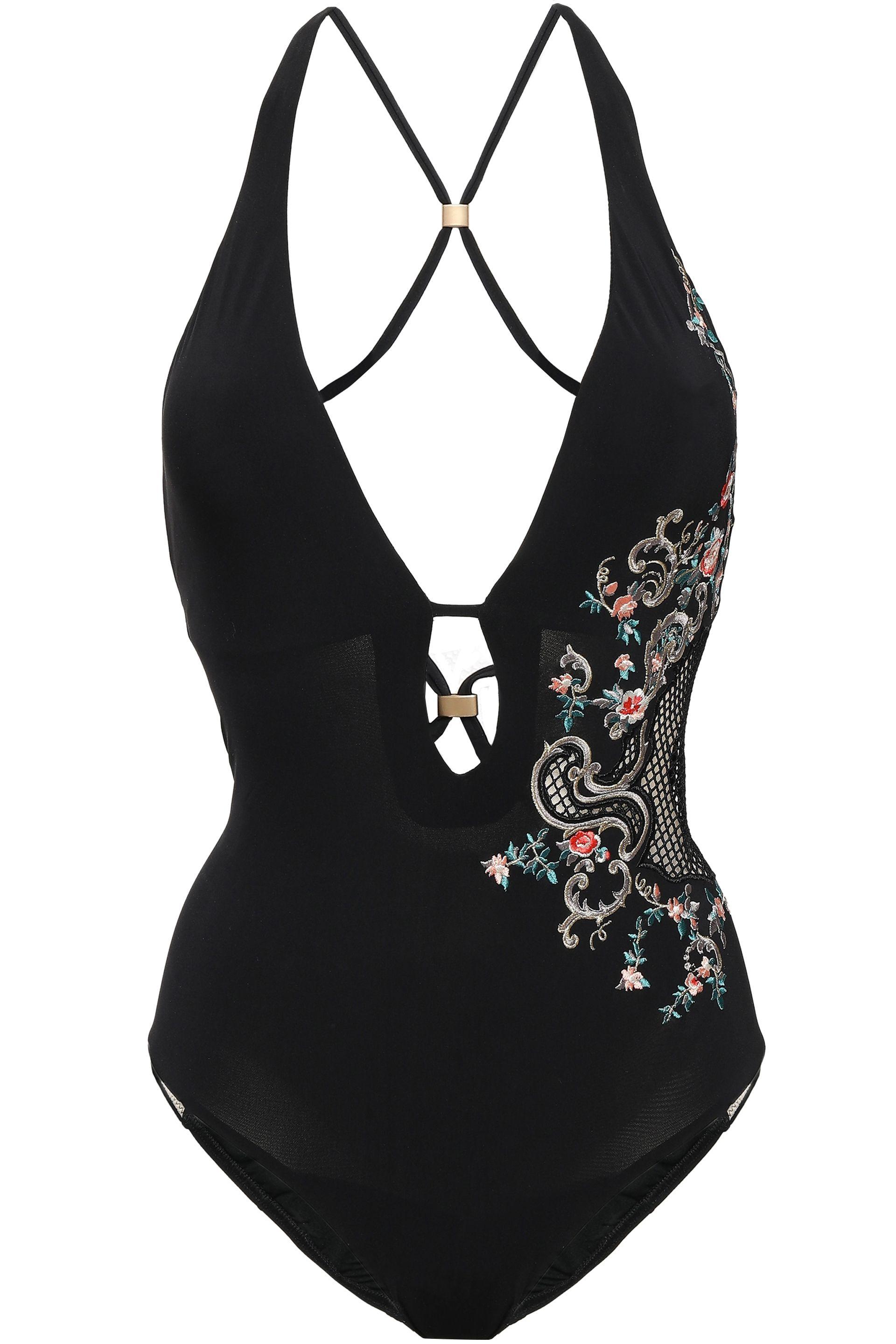 Jets by Jessika Allen Synthetic Enchantment Plunge Open-back ...