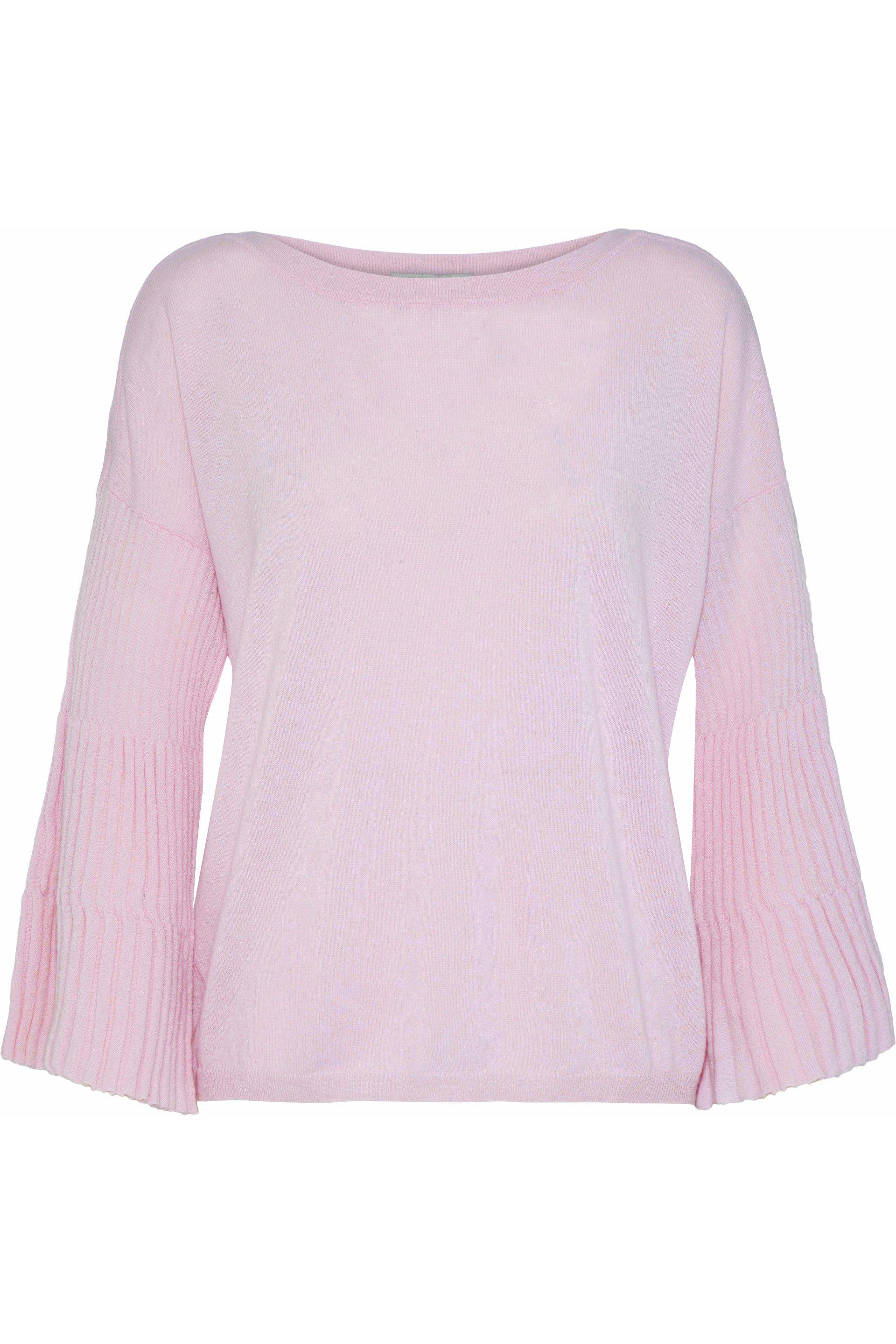 Lyst - Autumn Cashmere Fluted Cashmere Sweater in Pink
