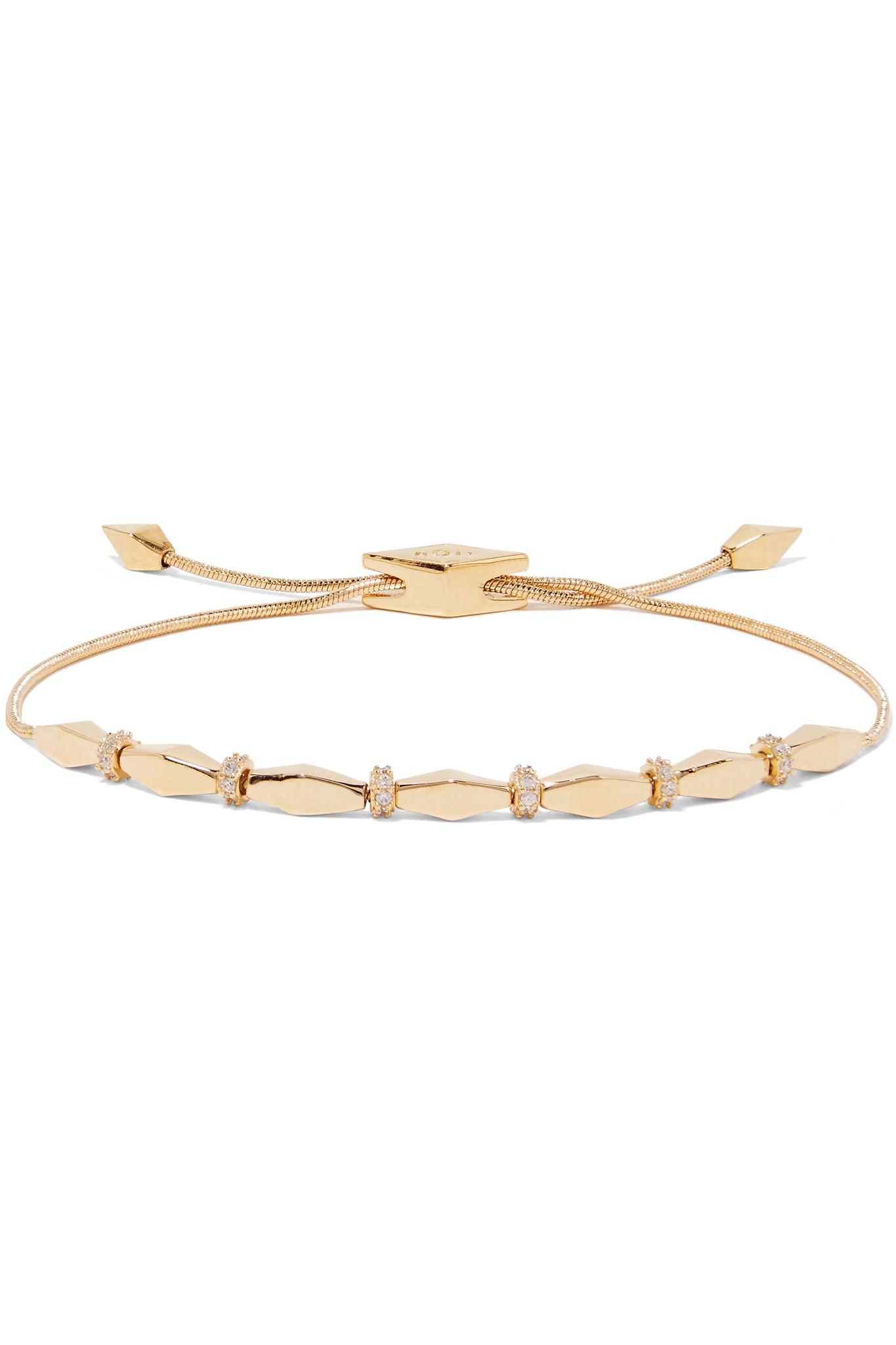 Lyst Noir Jewelry Goldtone And Crystal Bracelet in Metallic
