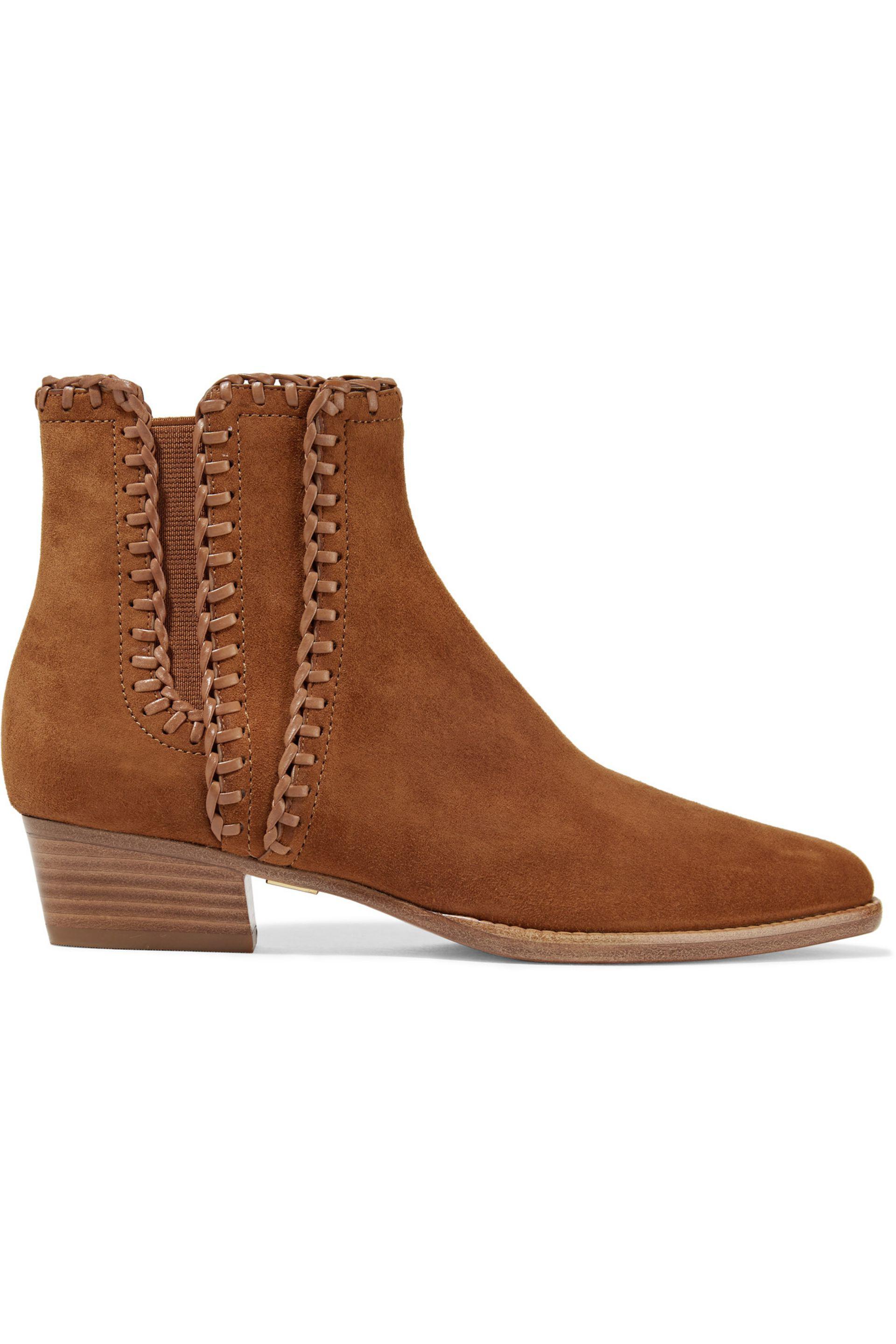 Lyst - Michael Kors Presley Suede Ankle Boots in Brown Michael Kors. Women's Brown Presley Suede Ankle Boots
