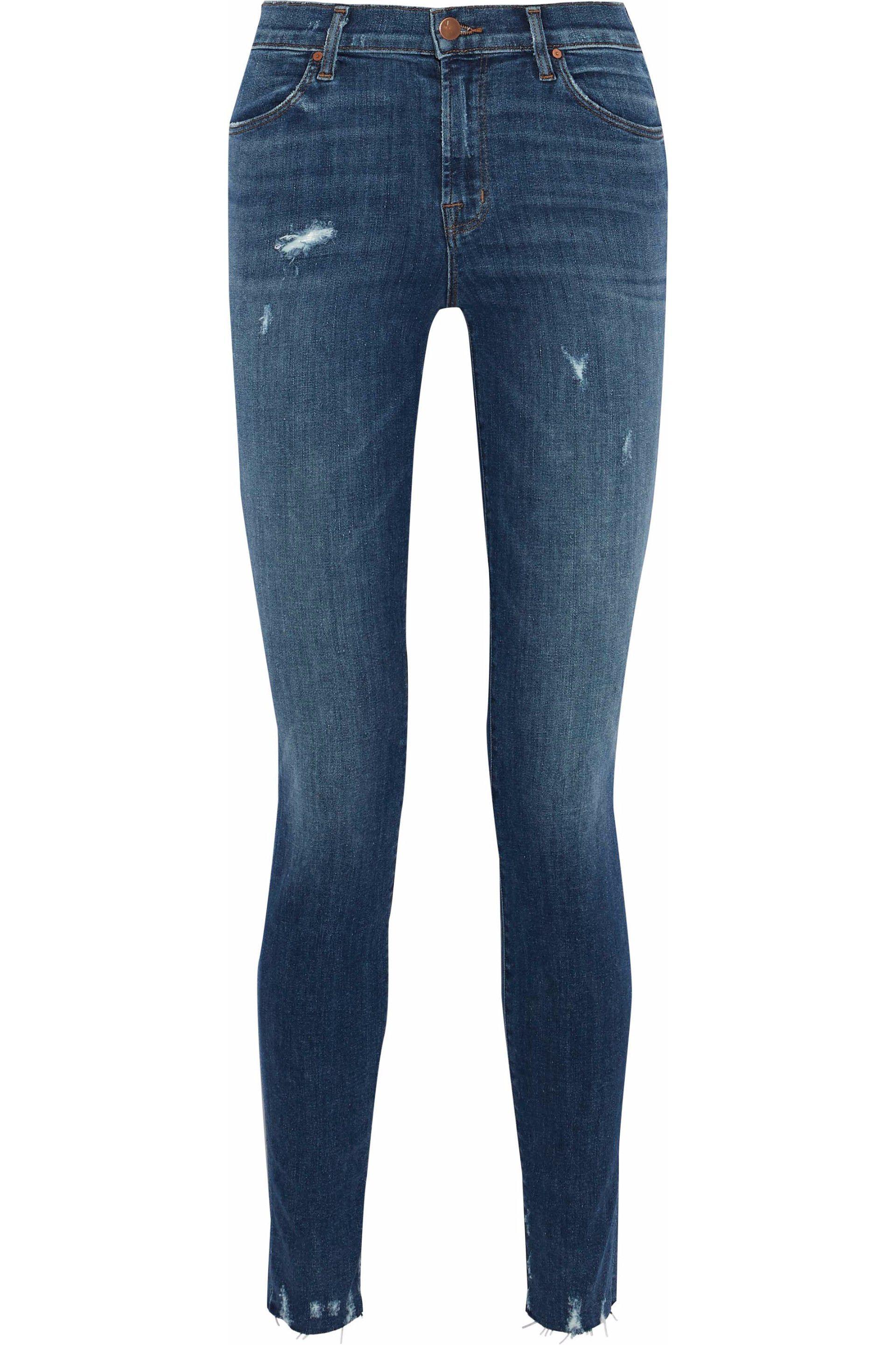 womens blue skinny leg dark denim