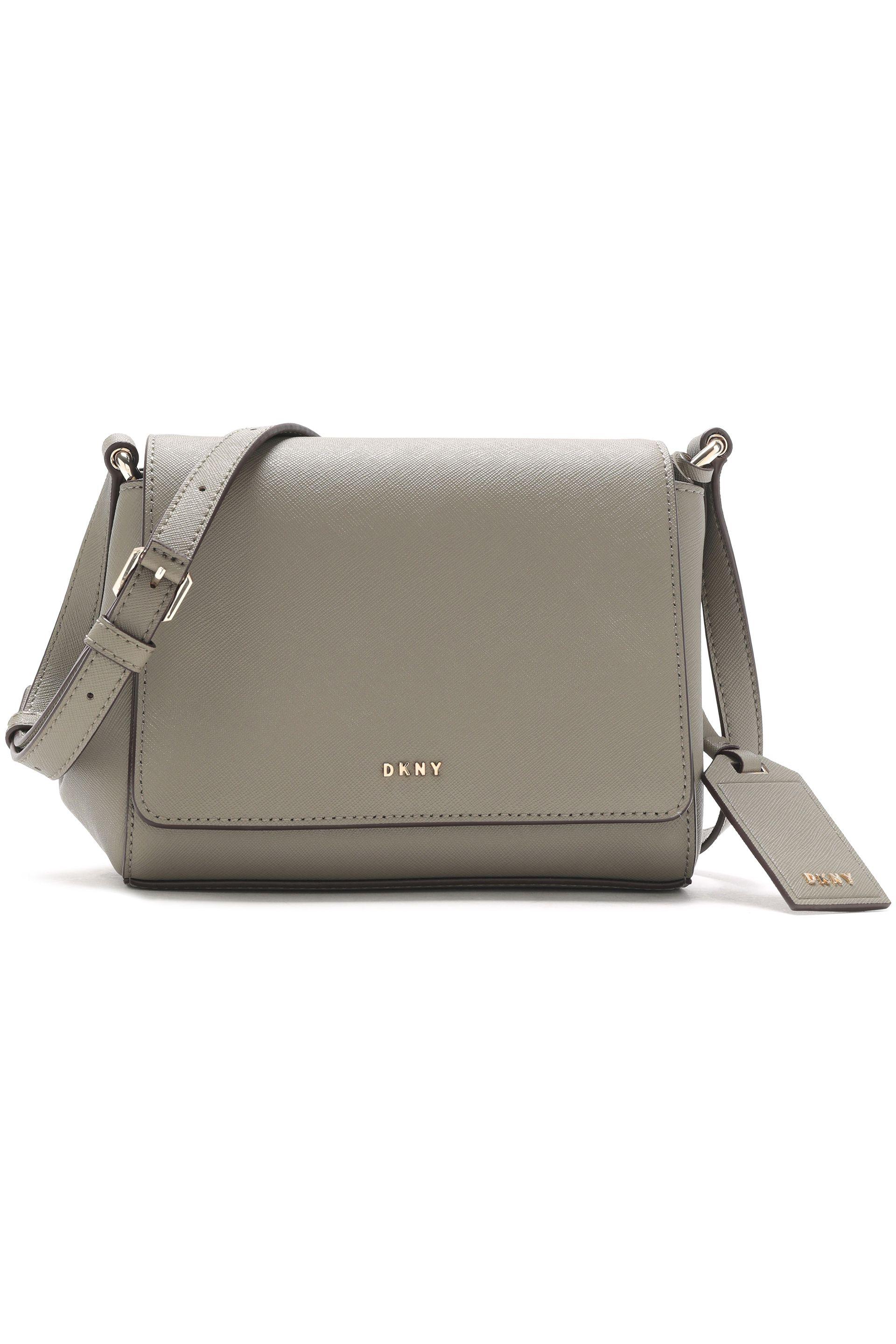 dkny leather lola messenger