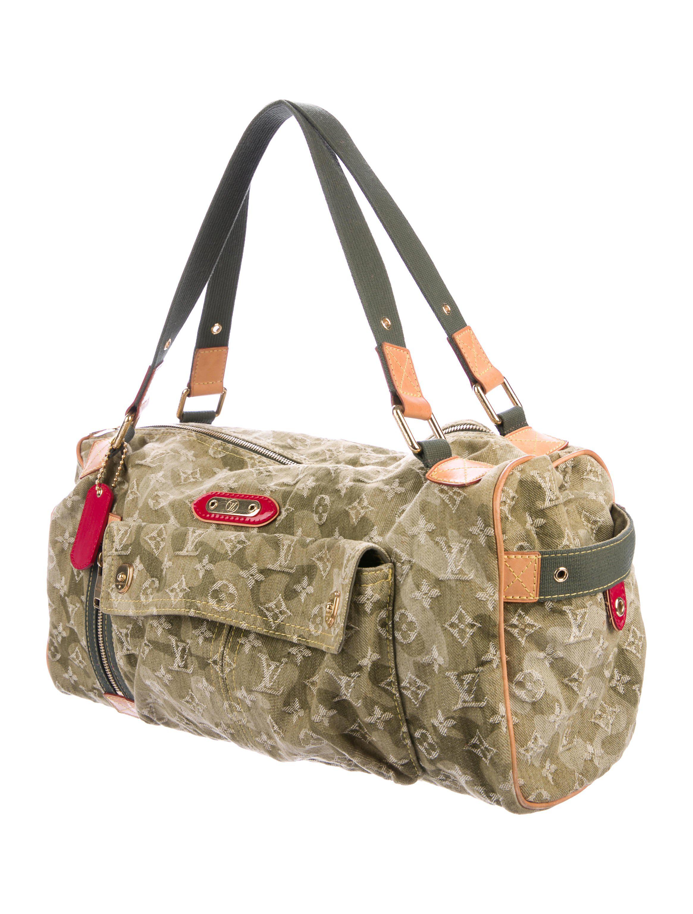 Lyst - Louis Vuitton Monogramouflage Lys Bag Olive in Natural
