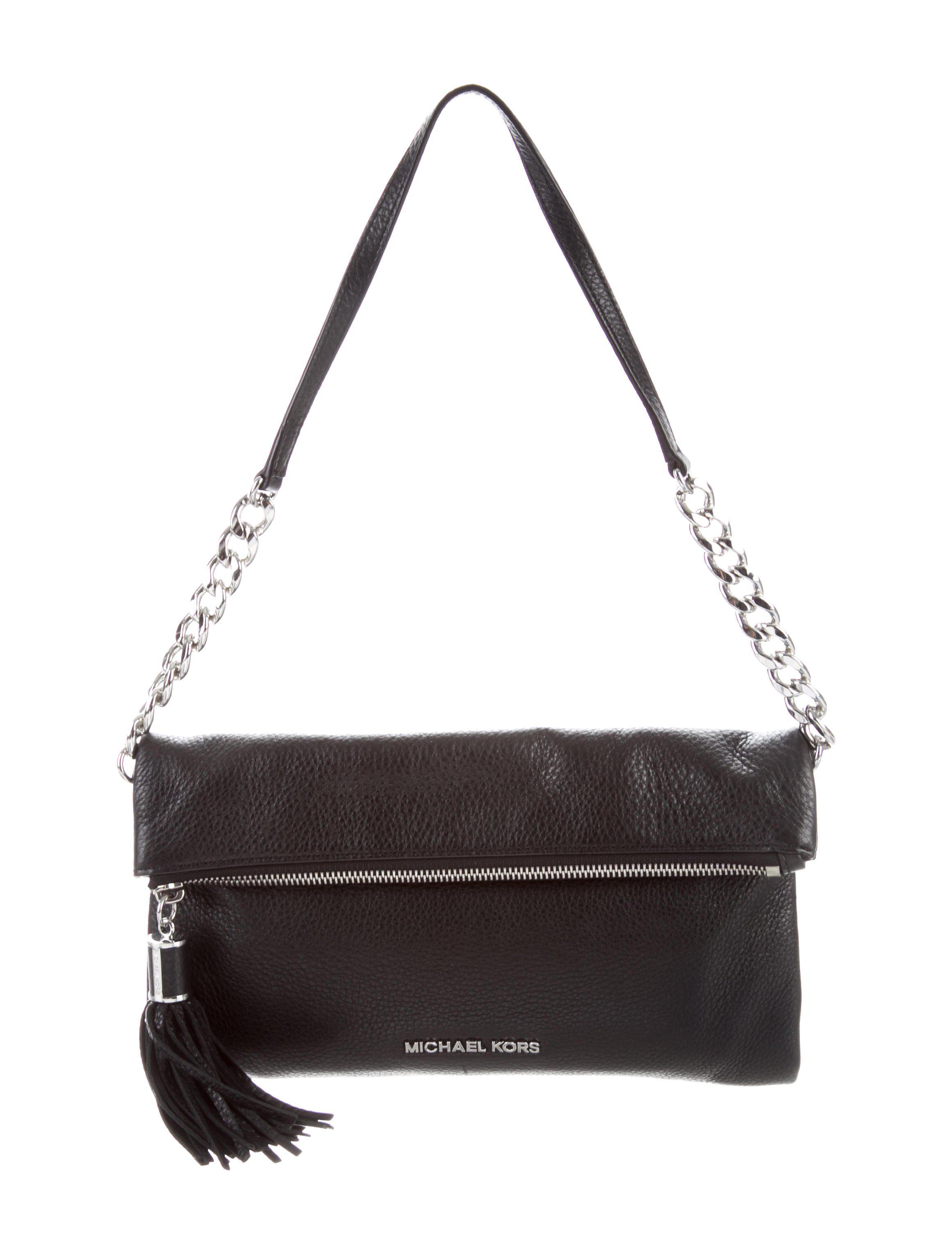 Lyst Michael Kors Weston Leather Bag Black In Michael Kors Women S Metallic Weston Leather Bag Black