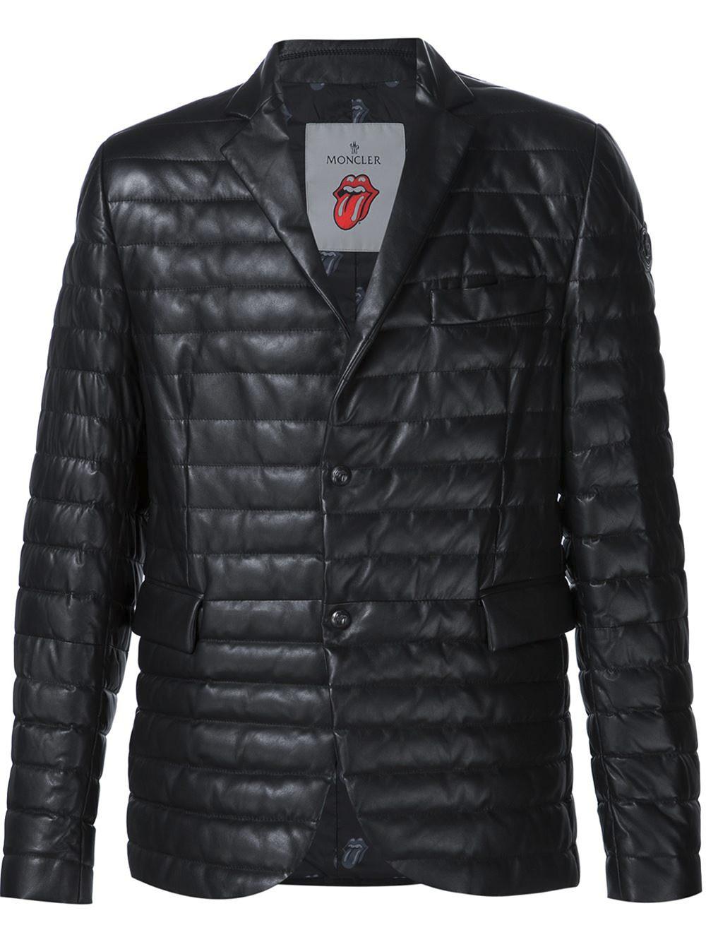 Lyst - Moncler 'riwal' Jacket By ' X Rolling Stones' in Black for Men