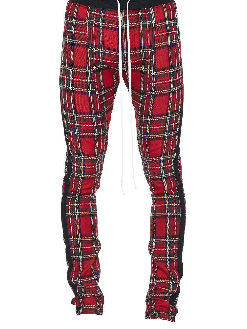 Lyst - Fear Of God Tartan Wool Plaid Trouser in Red for Men