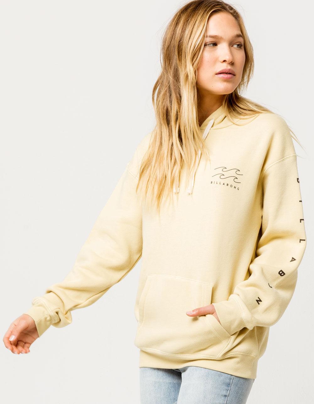 Billabong Fleece Sea Life Womens Hoodie in Light Yellow (Yellow) - Lyst